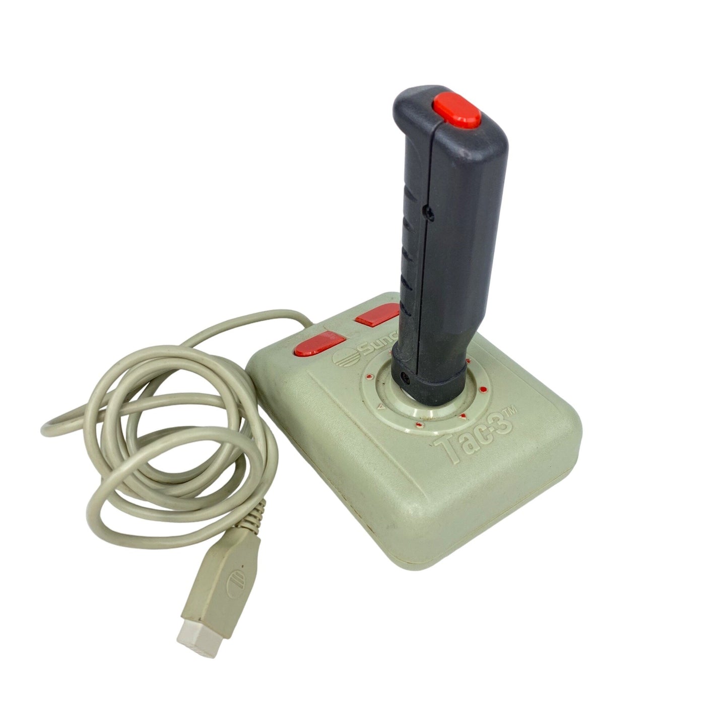 Vintage Suncom TAC-3 JOYSTICK Controller Commodore & Atari Comp Sears Tele-Game