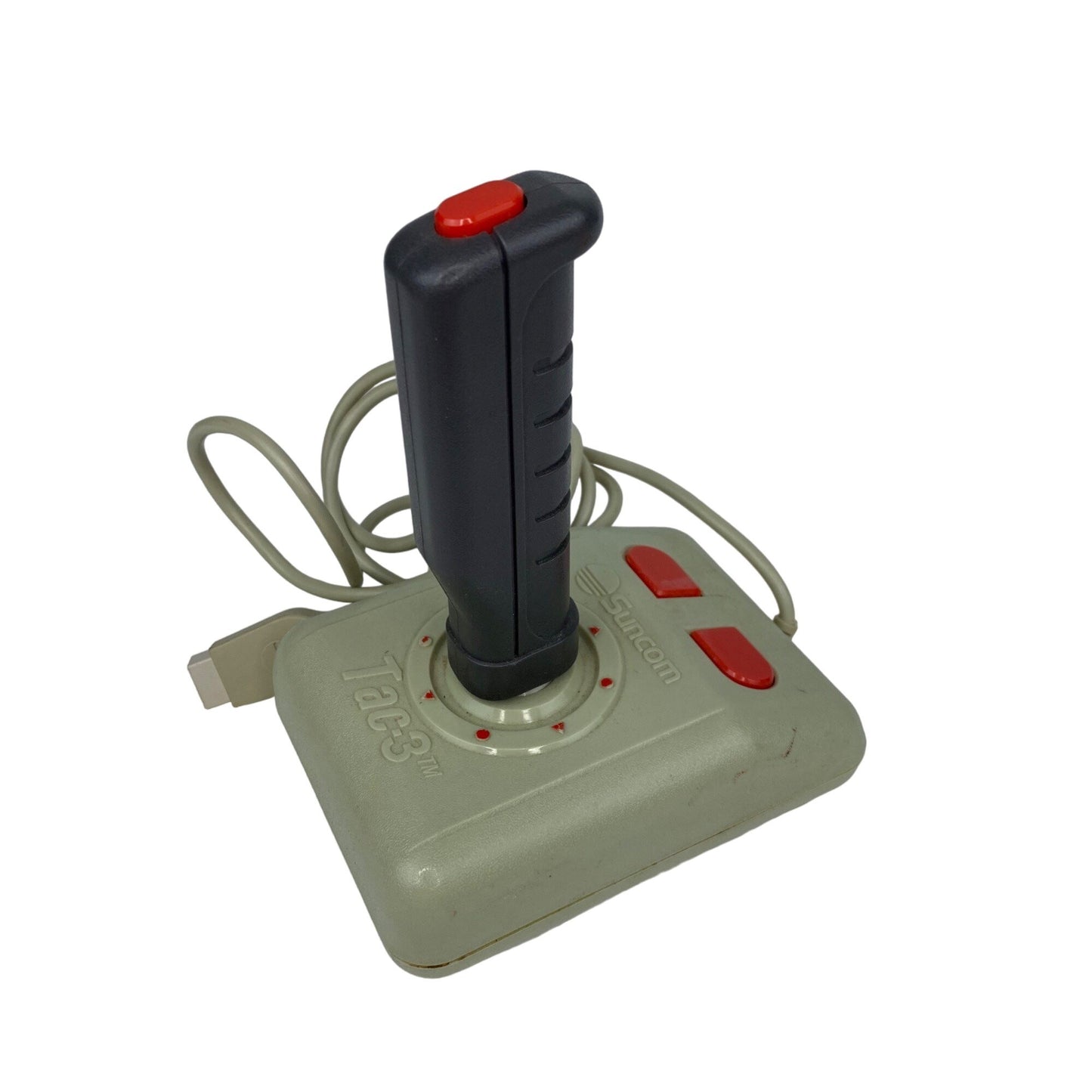Vintage Suncom TAC-3 JOYSTICK Controller Commodore & Atari Comp Sears Tele-Game