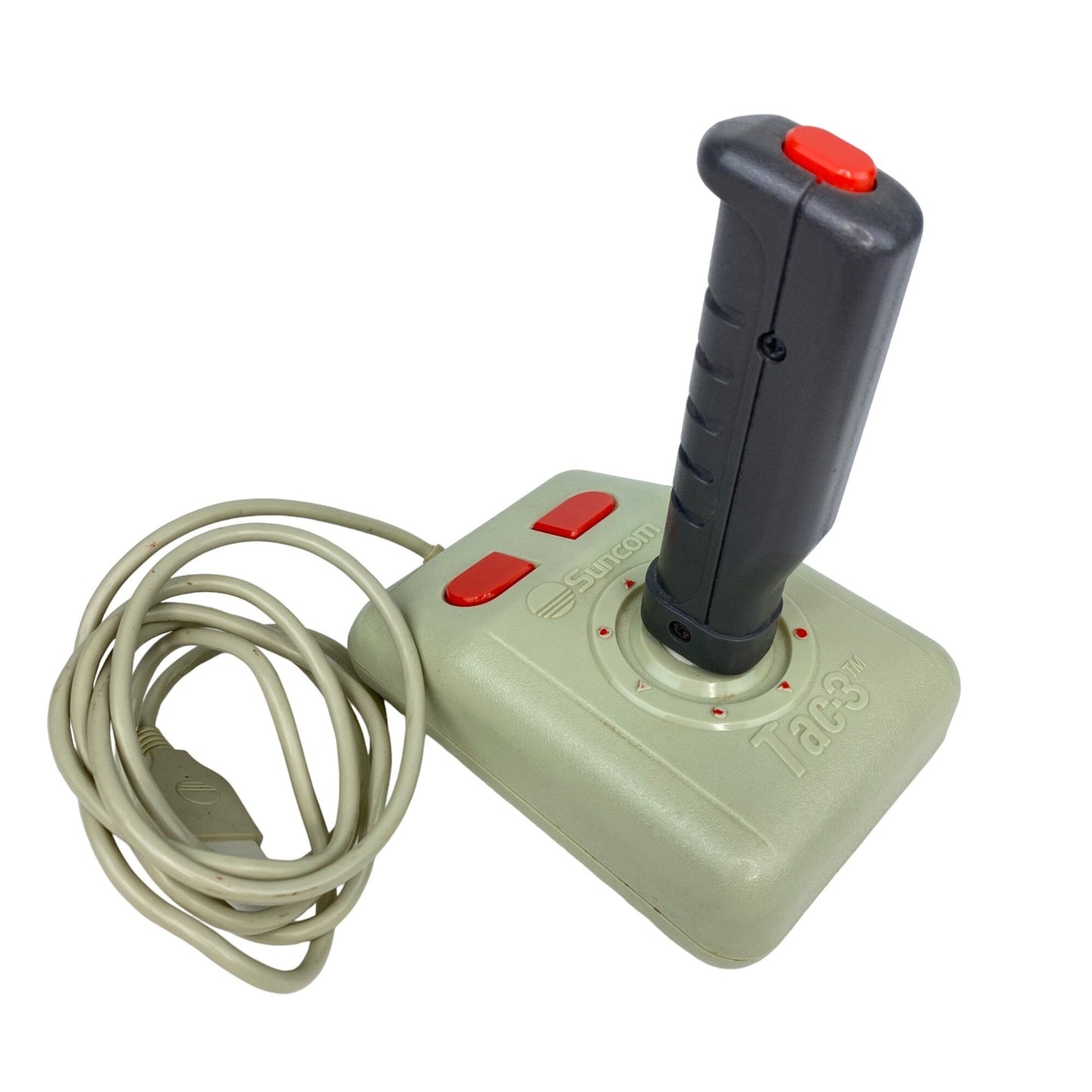 Vintage Suncom TAC-3 JOYSTICK Controller Commodore & Atari Comp Sears Tele-Game