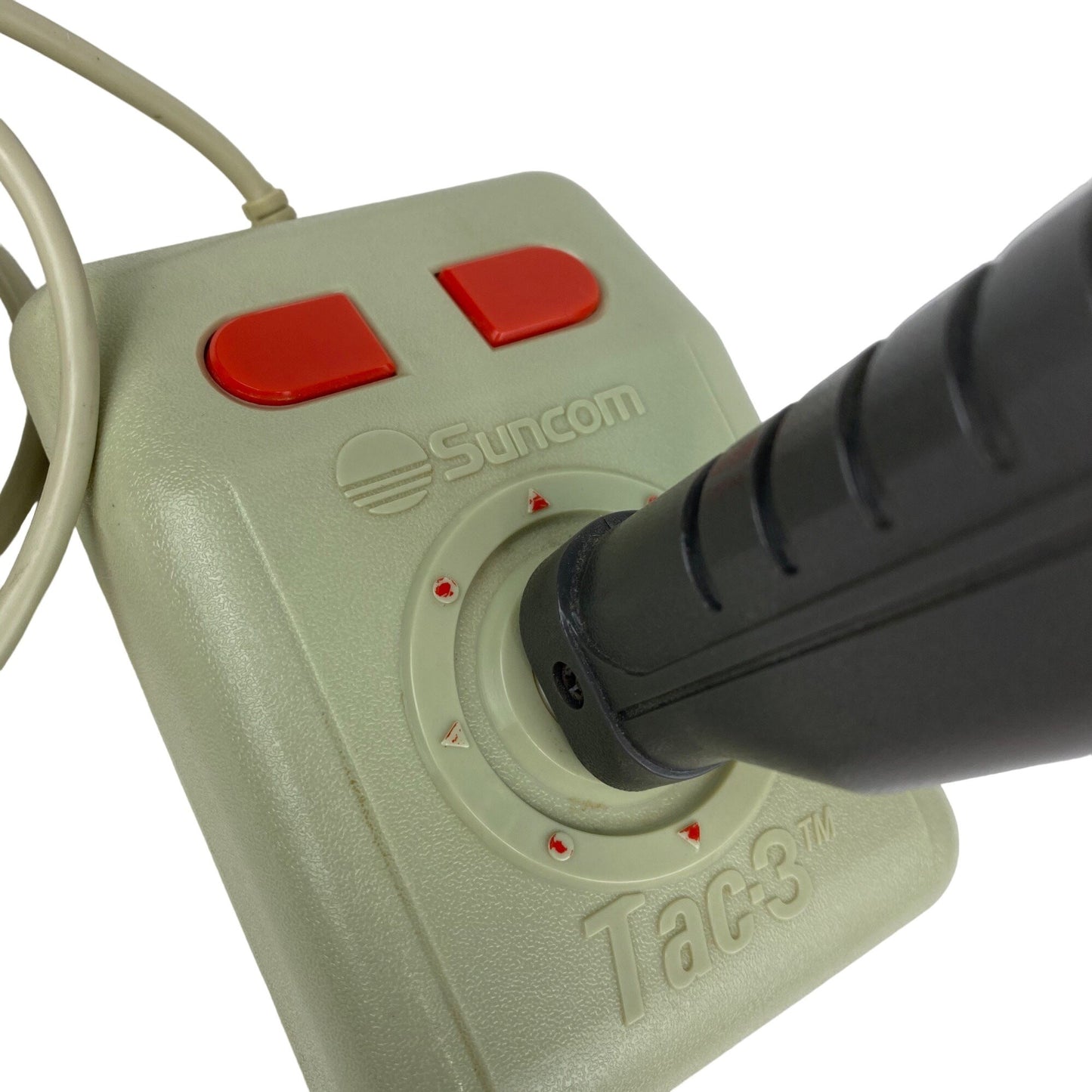 Vintage Suncom TAC-3 JOYSTICK Controller Commodore & Atari Comp Sears Tele-Game