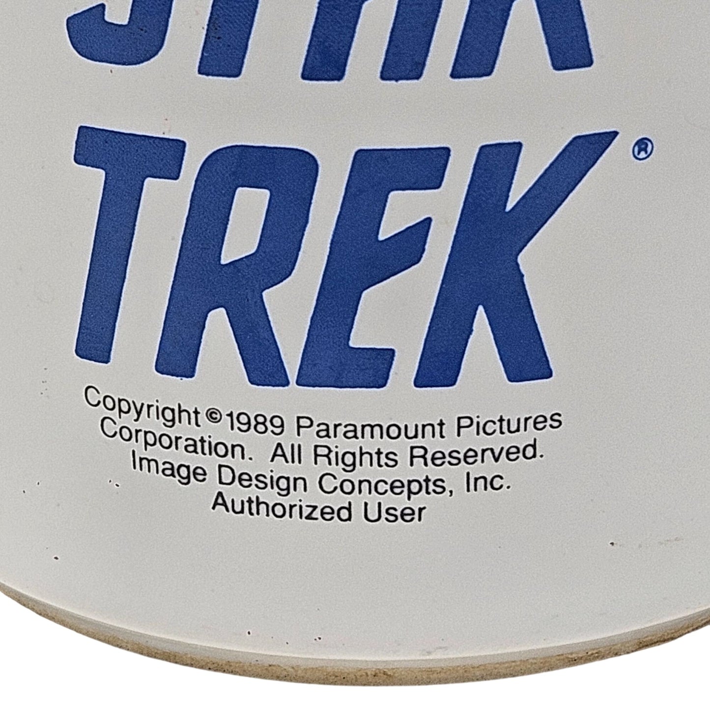 Vintage 1989 Star Trek Beam Up Transporter Ceramic Coffee Mug Cup Kirk Spock