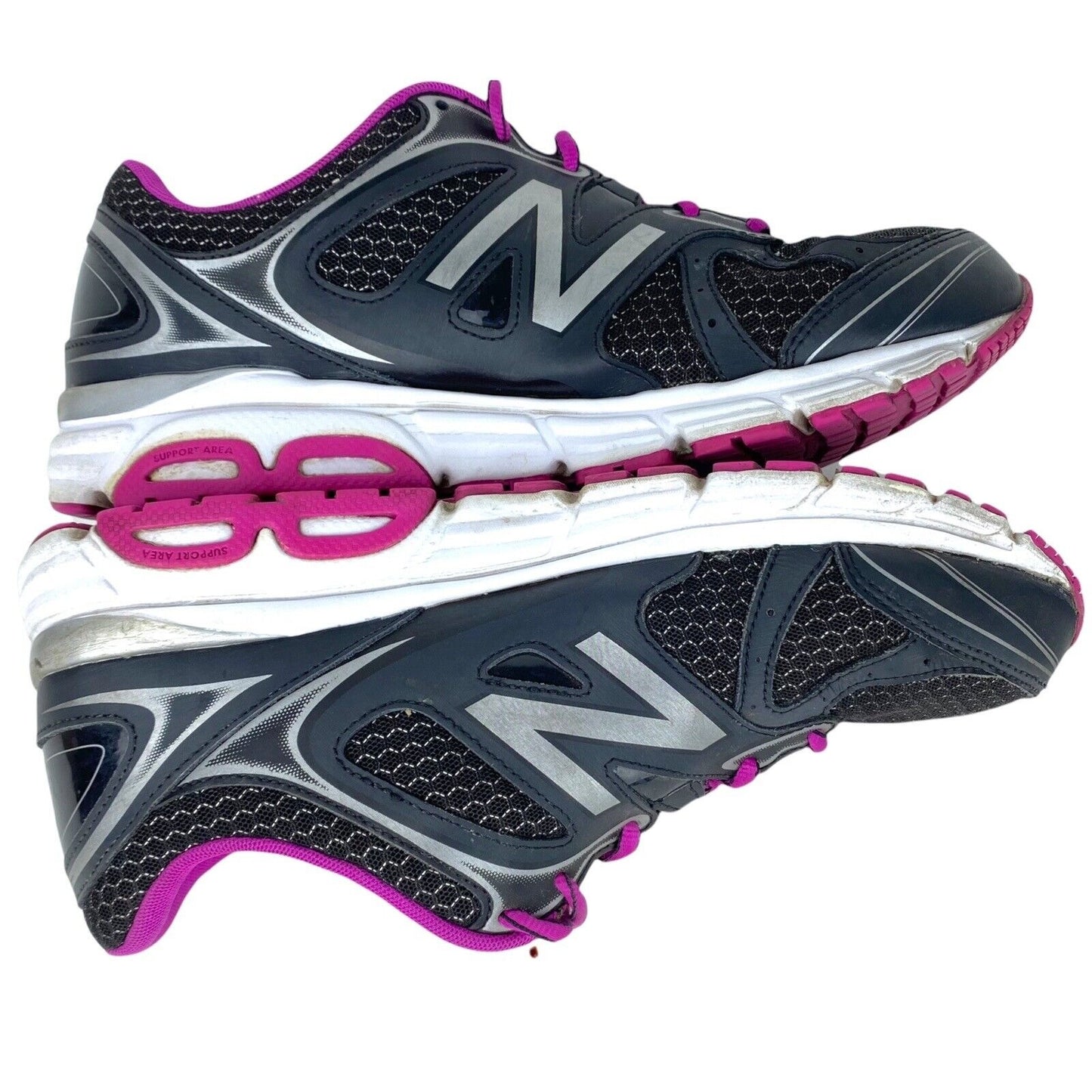 New Balance Womens Black Purple Running Shoes Size 11 W560RB6