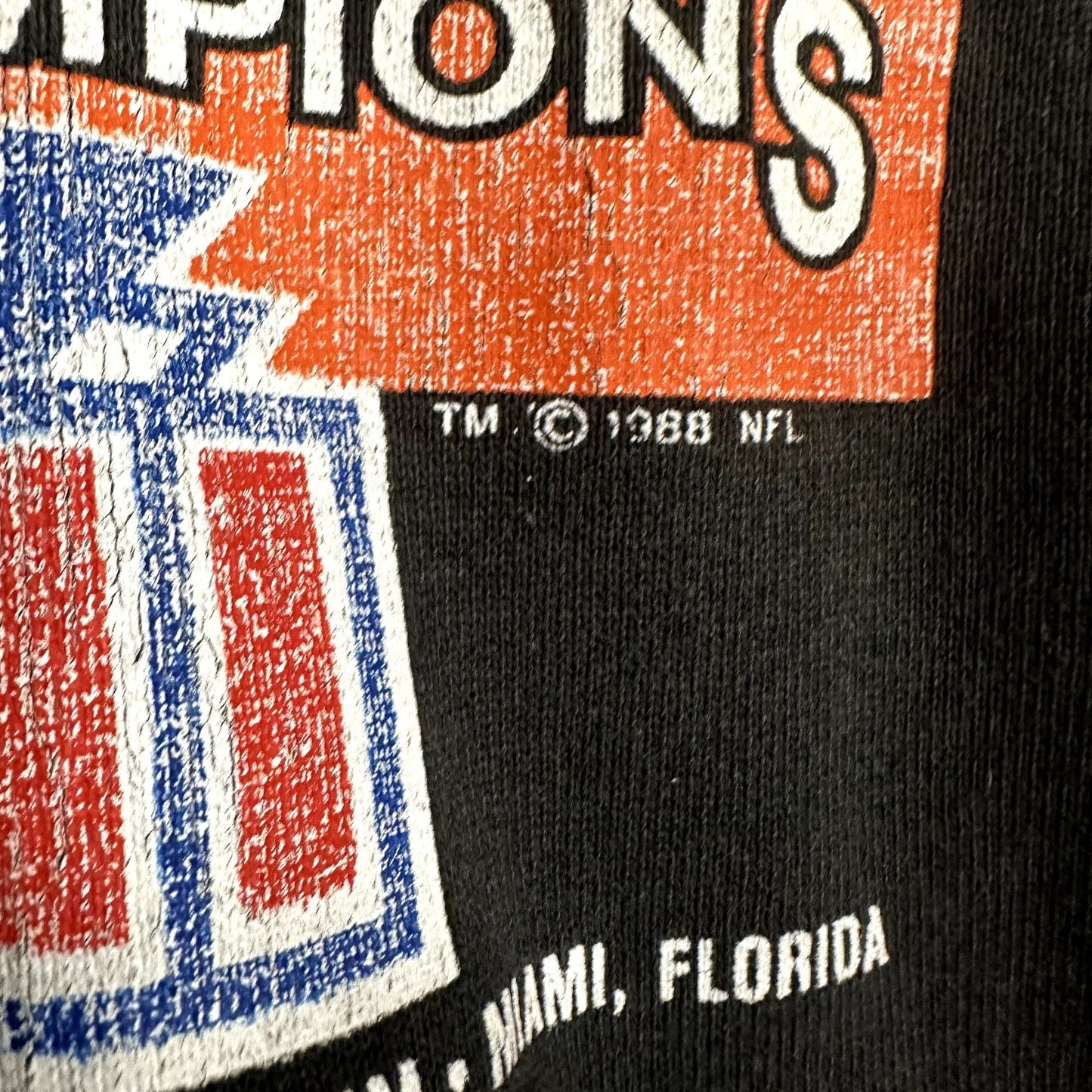 Vintage NFL Cincinnati Bengals XL Sweatshirt 1989 AFC Champions Superbowl XXIII