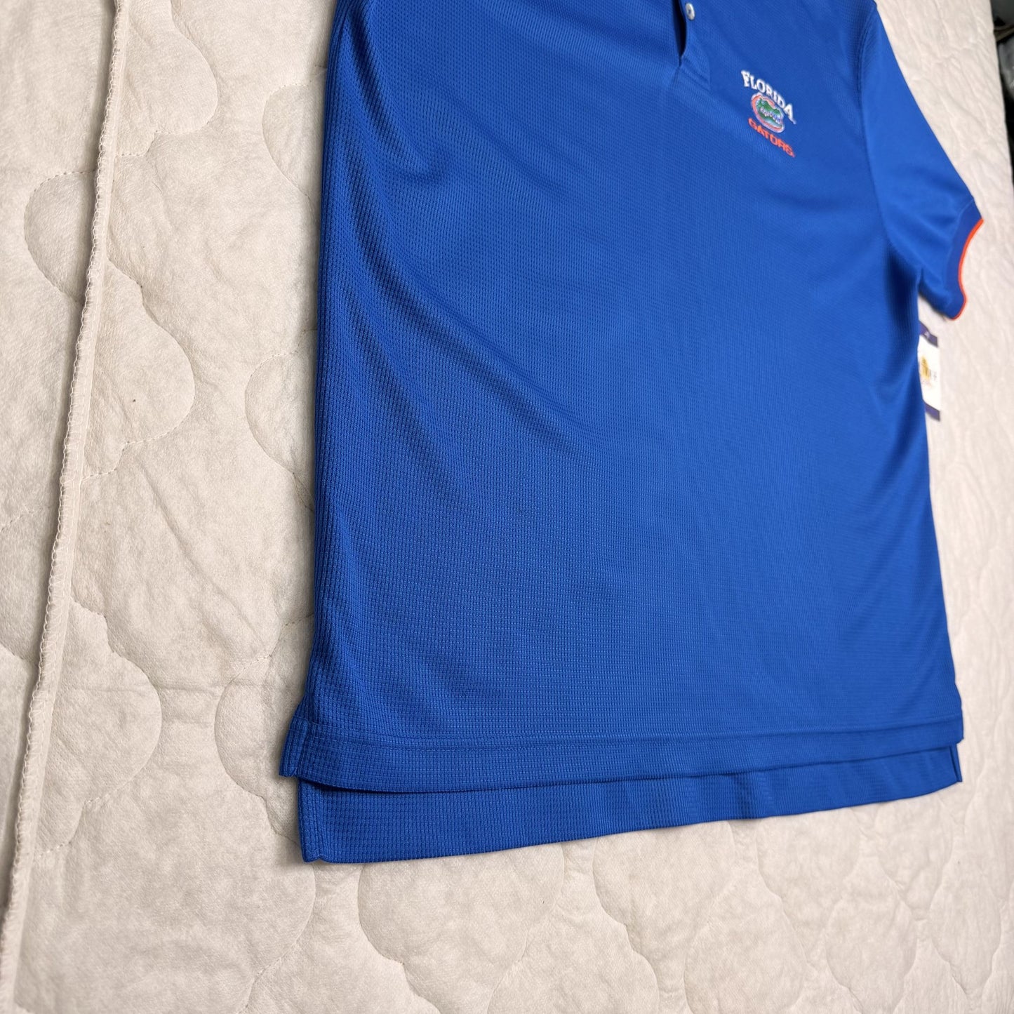 Florida Gators Blue Polo Shirt Mens XL Logo Embroidered UF Team Spirit