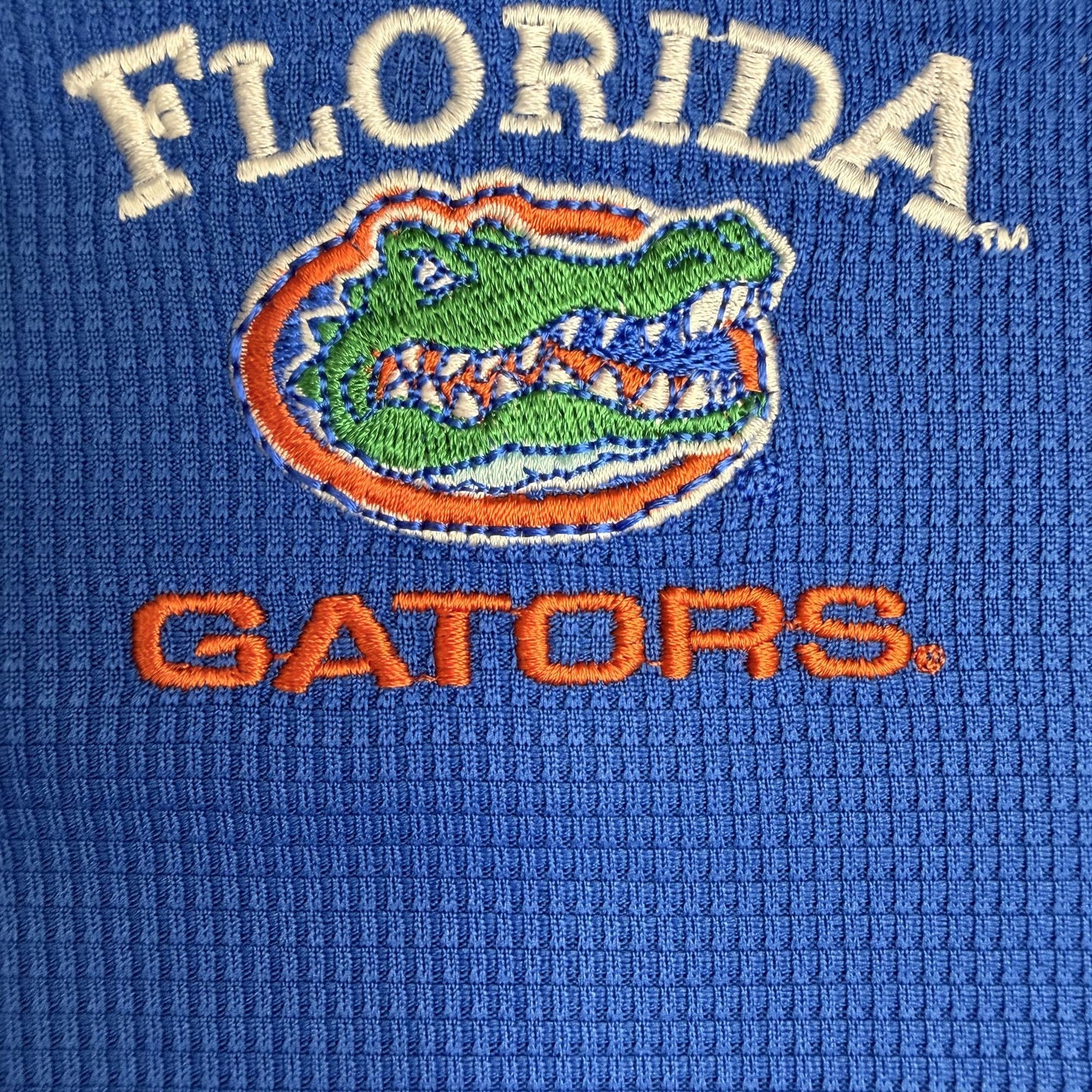 Florida Gators Blue Polo Shirt Mens XL Logo Embroidered UF Team Spirit