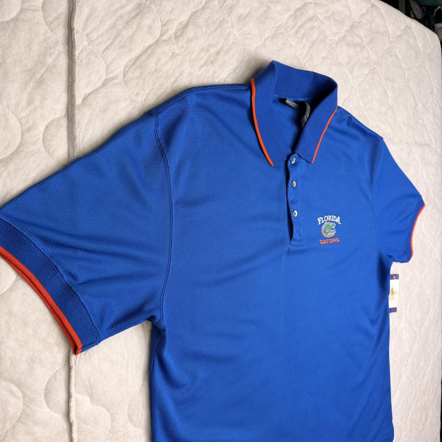 Florida Gators Blue Polo Shirt Mens XL Logo Embroidered UF Team Spirit