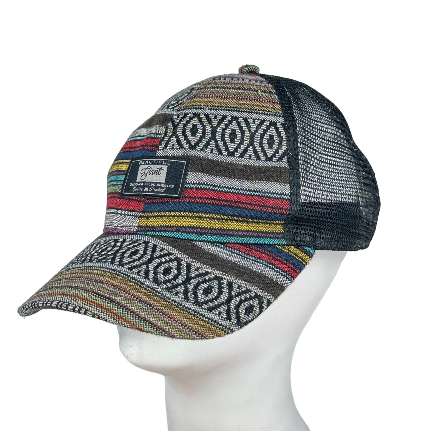 Beautiful Giant Aztec Tribal Snapback Baseball Hat Adjustable Boho Los Angeles