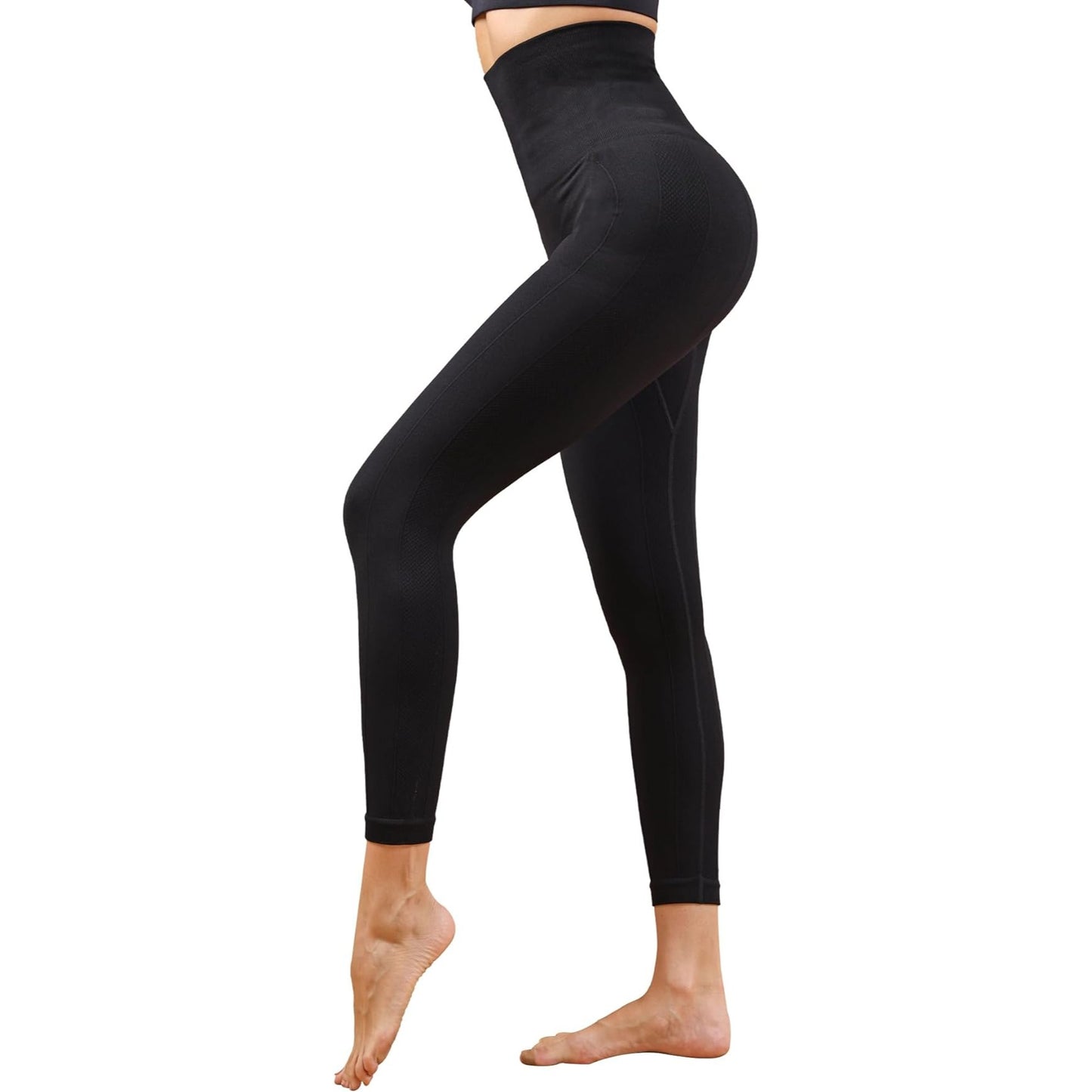 Homma Activewear L Thick High Waist Tummy Compression Slimming Body Legging Pant