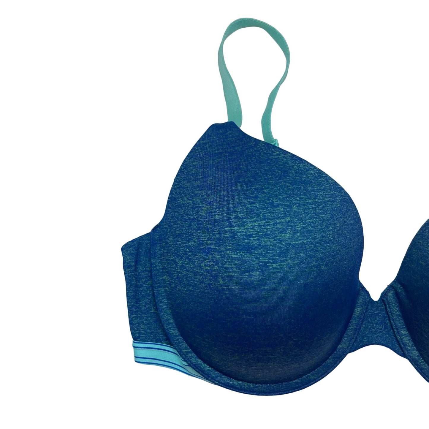 Victoria's Secret 38C Teal Uplift Semi Demi Bra Lightly Lined Underwire