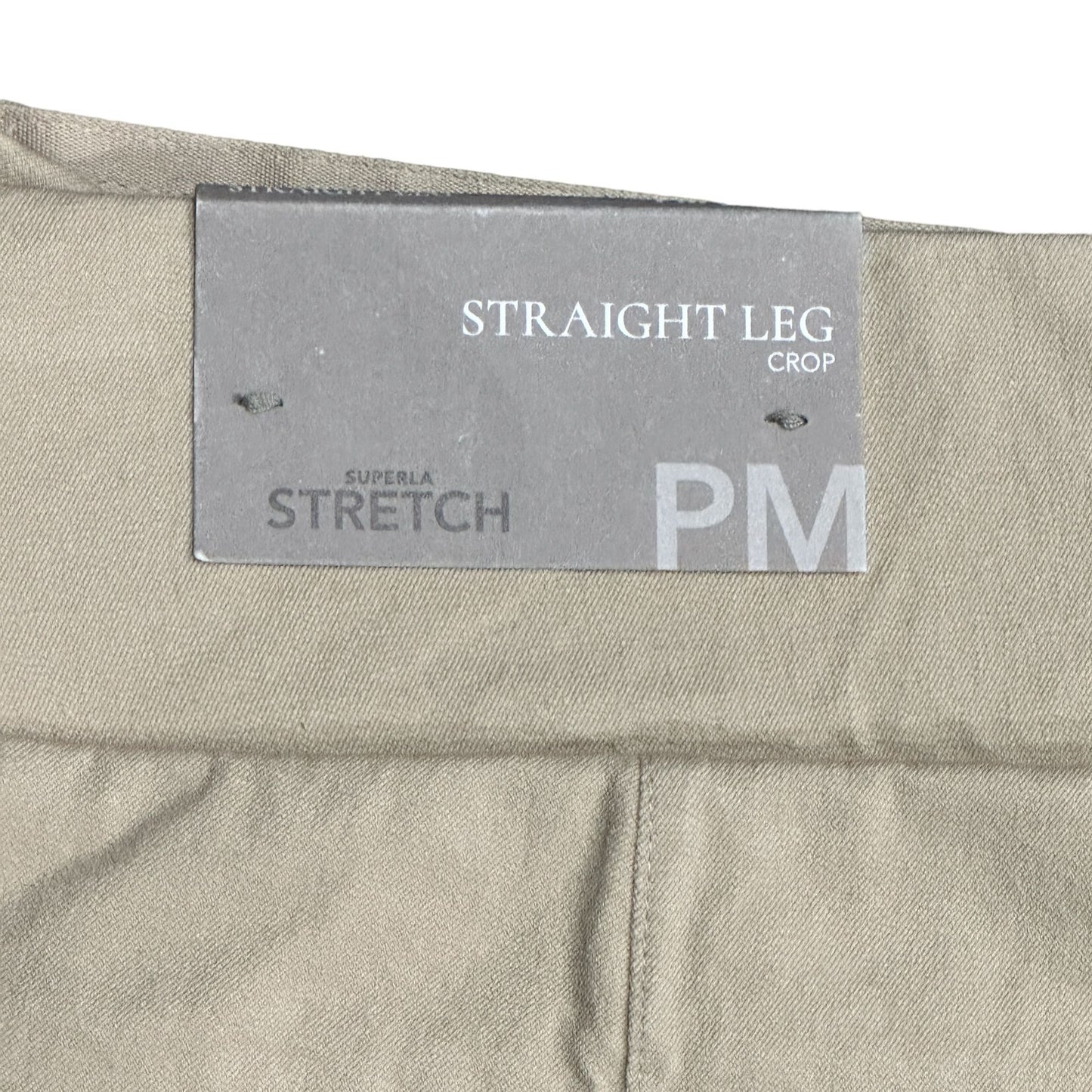 NWT Soft Surroundings Superla Stretch Pull-On Straight Leg Crop Pant 10/12 PM