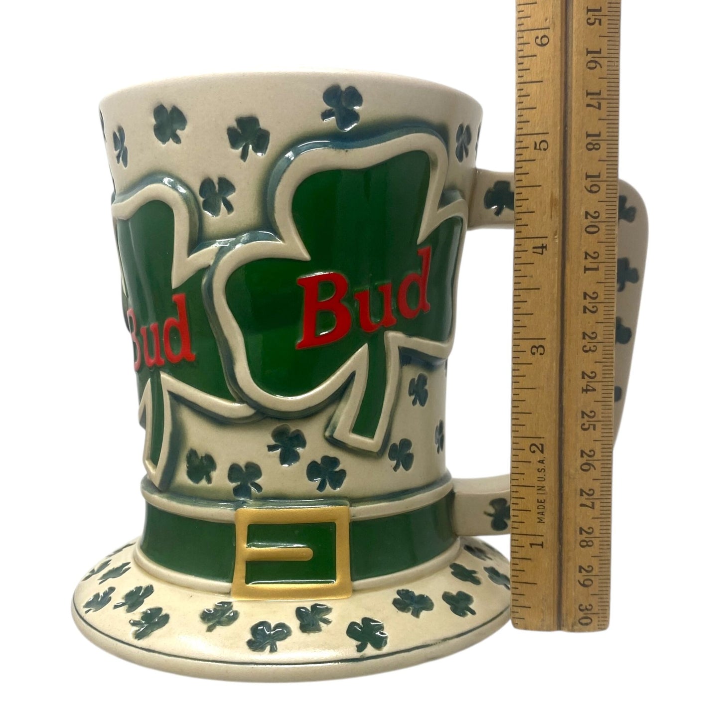 Vintage 1995 Anheuser-Busch St. Patrick's Day Tip O' The Hat Beer Mug Stein
