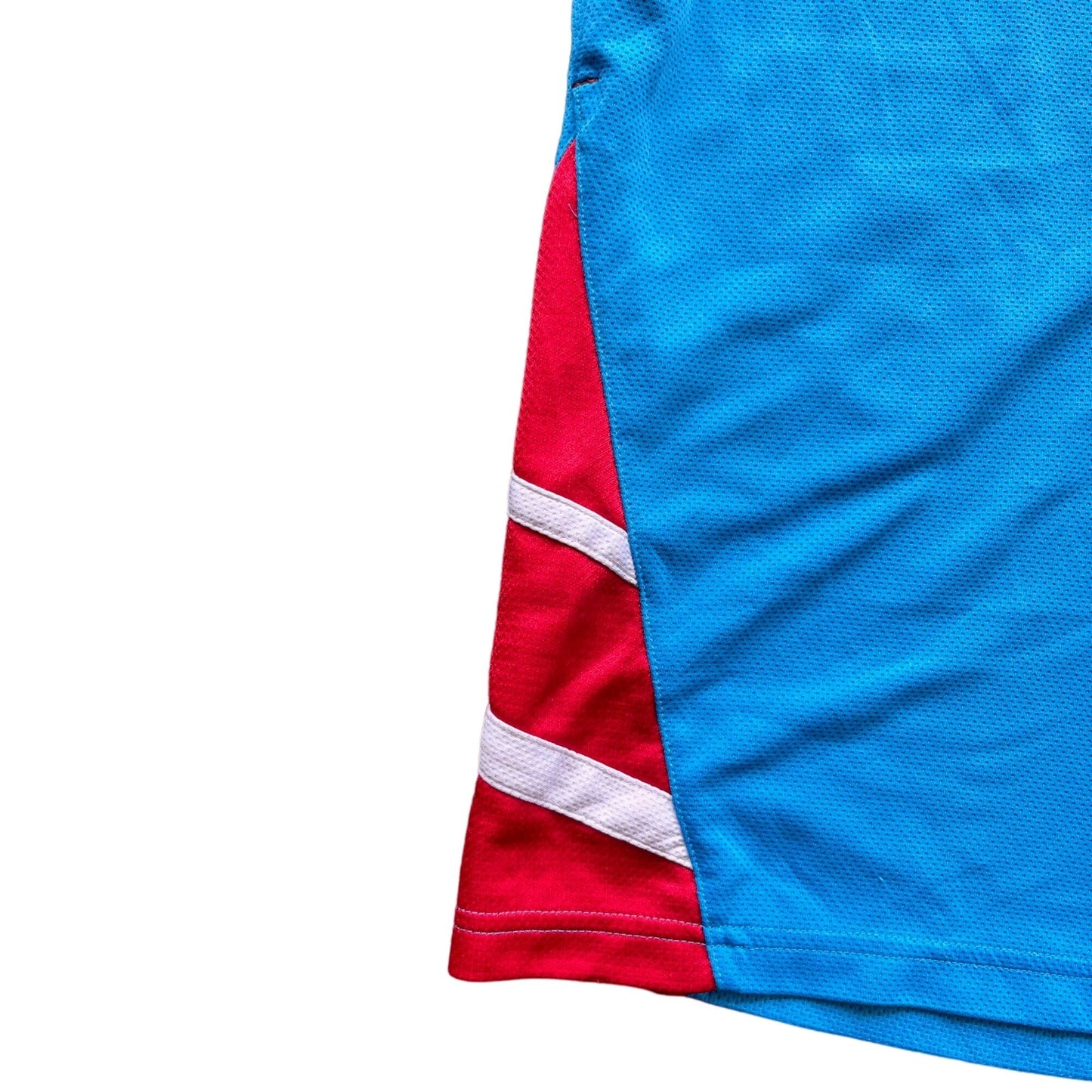 Under Armour Mens S Basketball Shorts Blue Red Elastic Waist Drawstring Gym