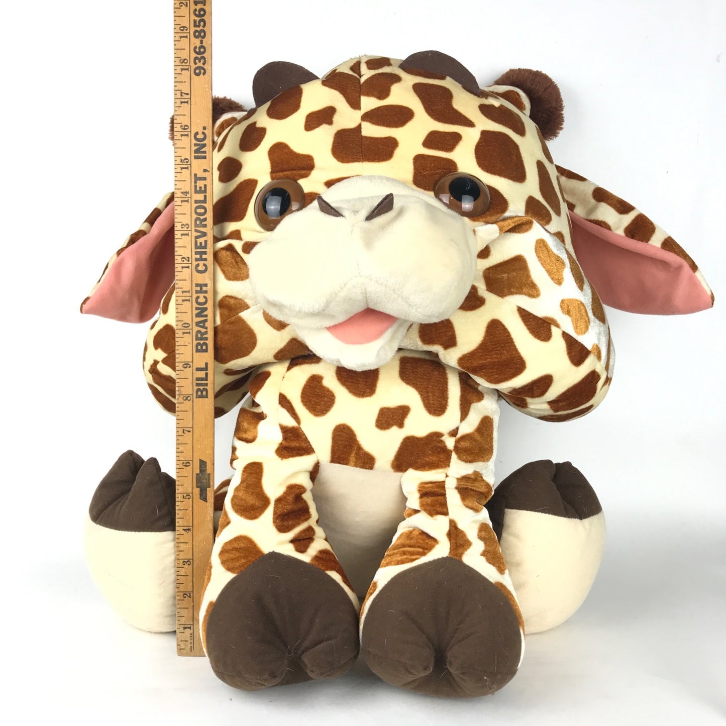 Classic Toy Co Big Head Plush Giraffe 20" Inch Stuffed Animal Soft Toy Brown Tan