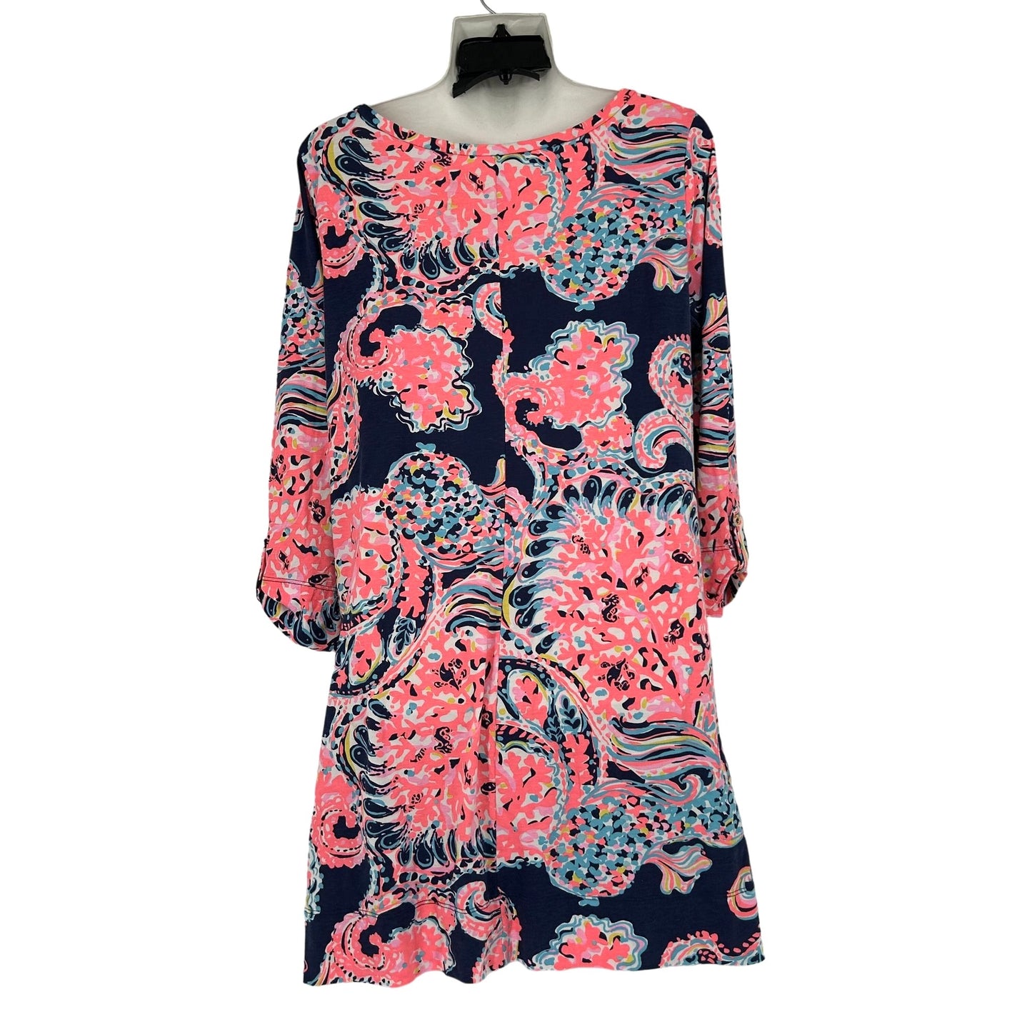 Lilly Pulitzer L Linden Shift Dress Paisley Pop Up For The Halibut Pima Cotton