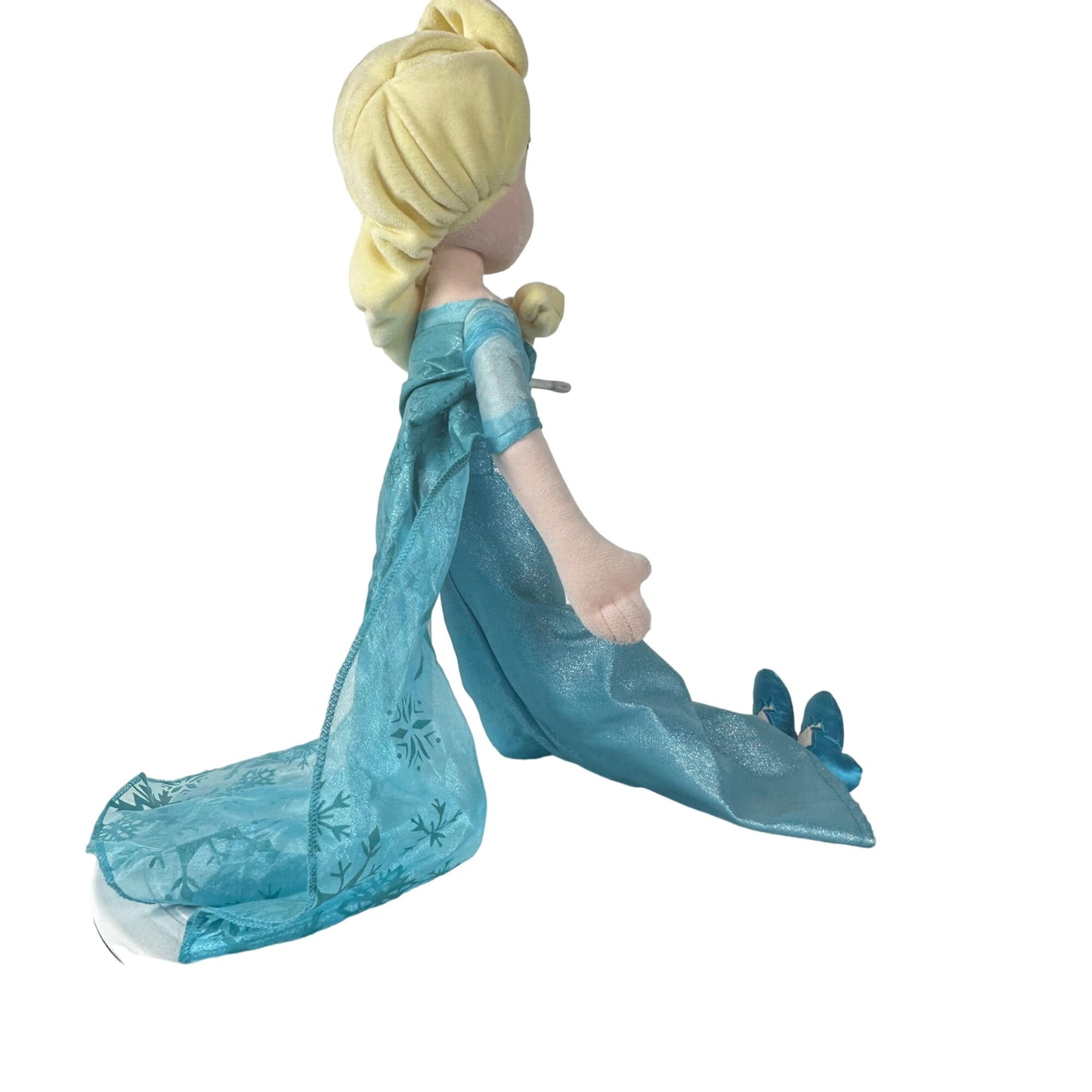 Disney Store Frozens Princess Elsa and Anna 20" Plush Doll Stuffed Toy Lot of 2