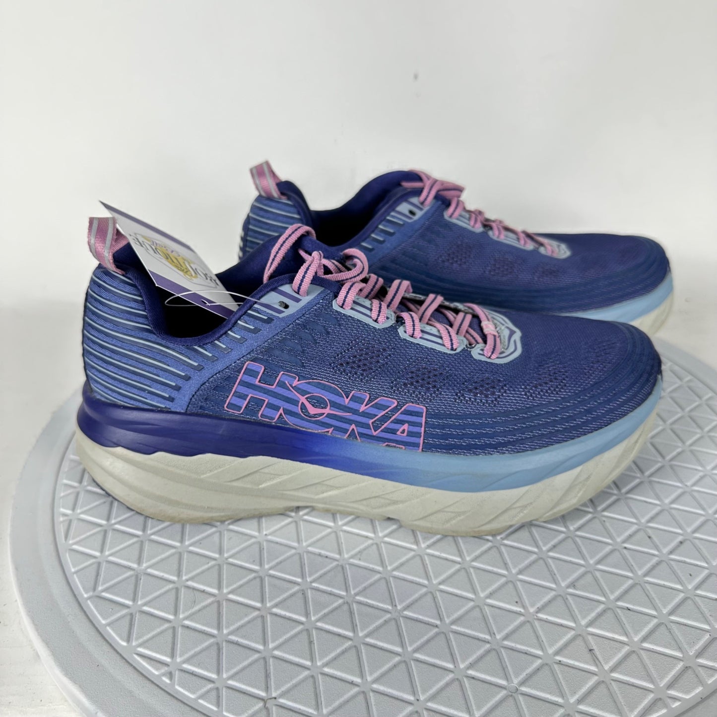 Hoka One One Womens Bondi 6 Running Shoes Purple 1019270 Sneakers Walking Size 8