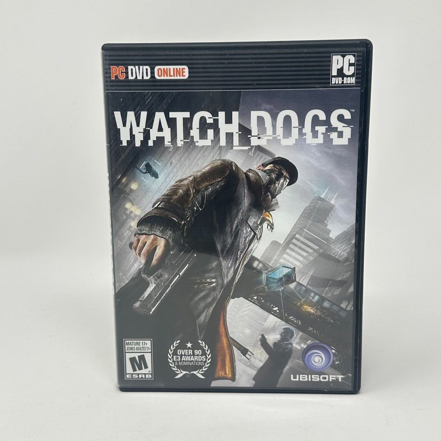 Watch Dogs PC DVD-ROM Computer Ubisoft Video Game in Case w/ Codes and Manual