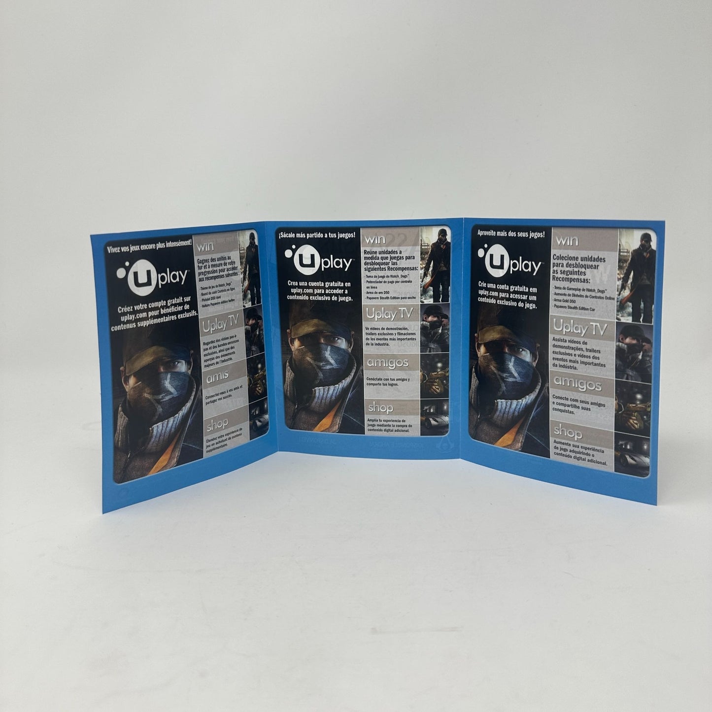 Watch Dogs PC DVD-ROM Computer Ubisoft Video Game in Case w/ Codes and Manual