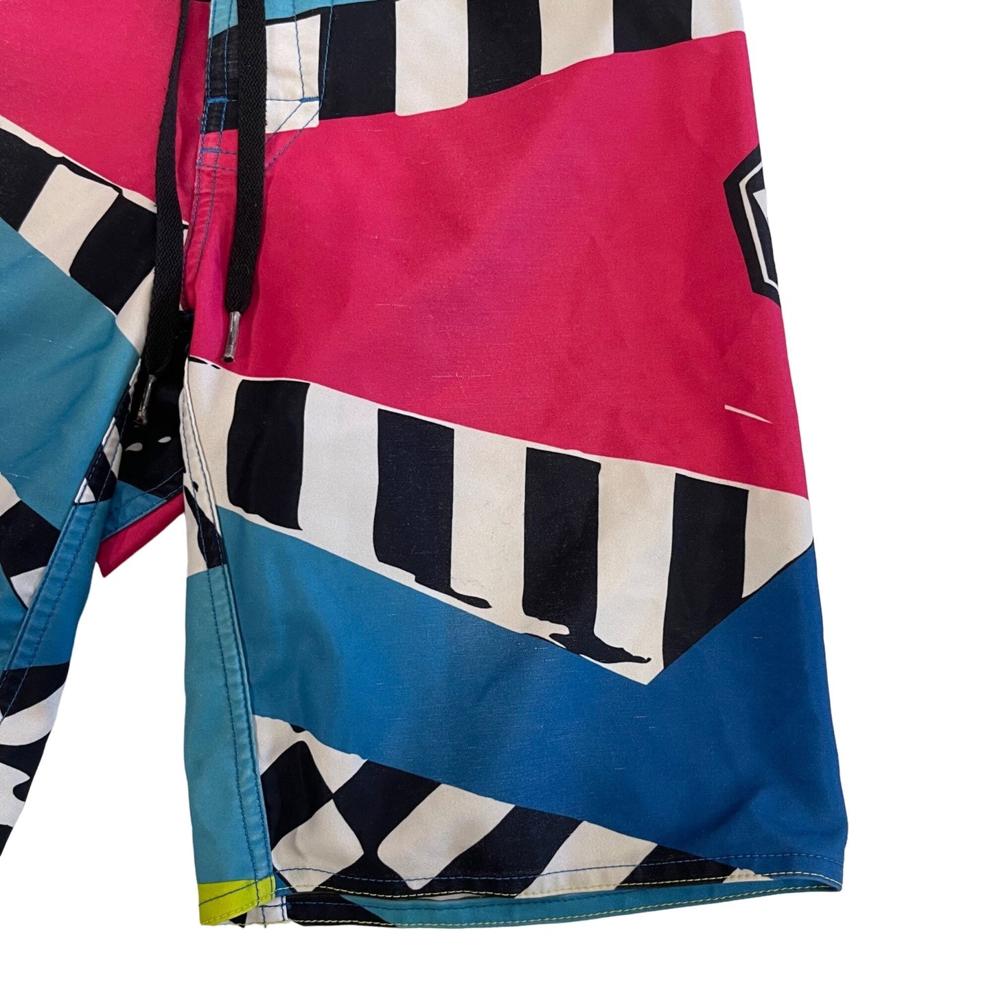 Volcom 12 Dusty Payne Mod Boardshorts Mutlicolor Surf Swim Zip Pocket Drawstring