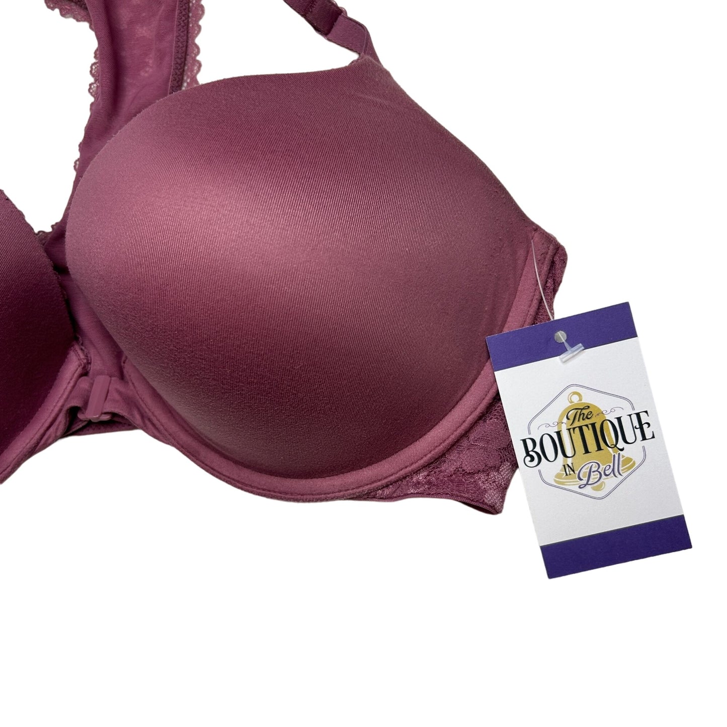 Victoria's Secret 36D Body by Victoria Push Up Bra Purple Lace Front Closure