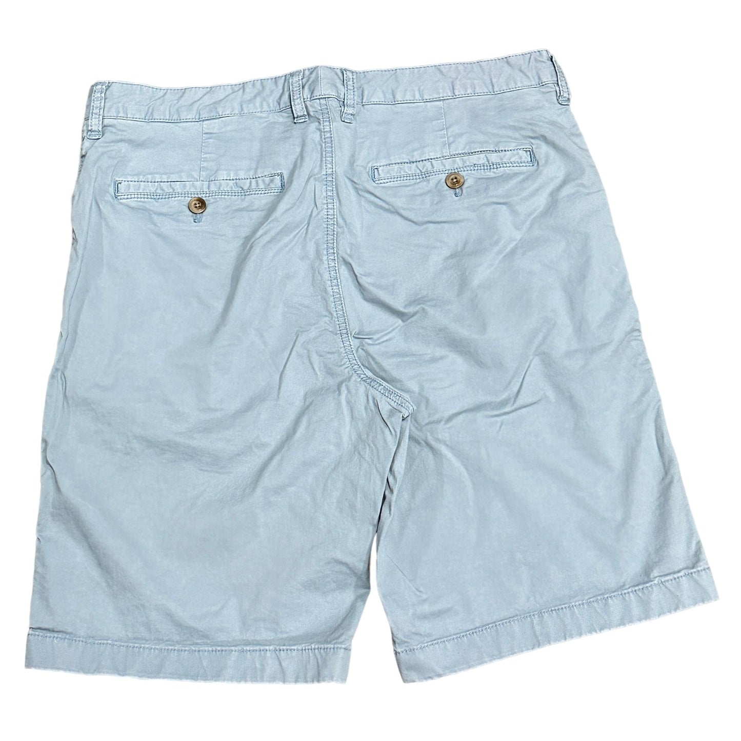 Tommy Bahama Mens 33 Blue Shorts Flat Front Chino Stretch Casual Slash Pockets