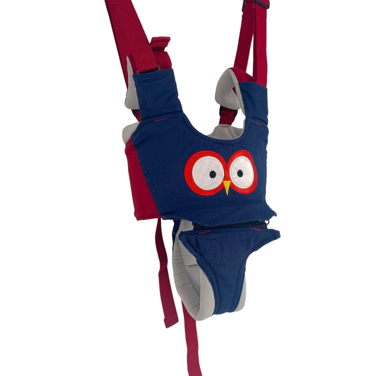 Baby Walking Belt Learning Assist Harness Removable Crouch Strap Owl Red Blue