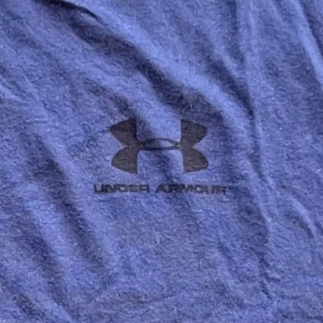 Under Armour Mens XXL Navy Blue Short Sleeve Tshirt Heatgear Crew Neck Athletic