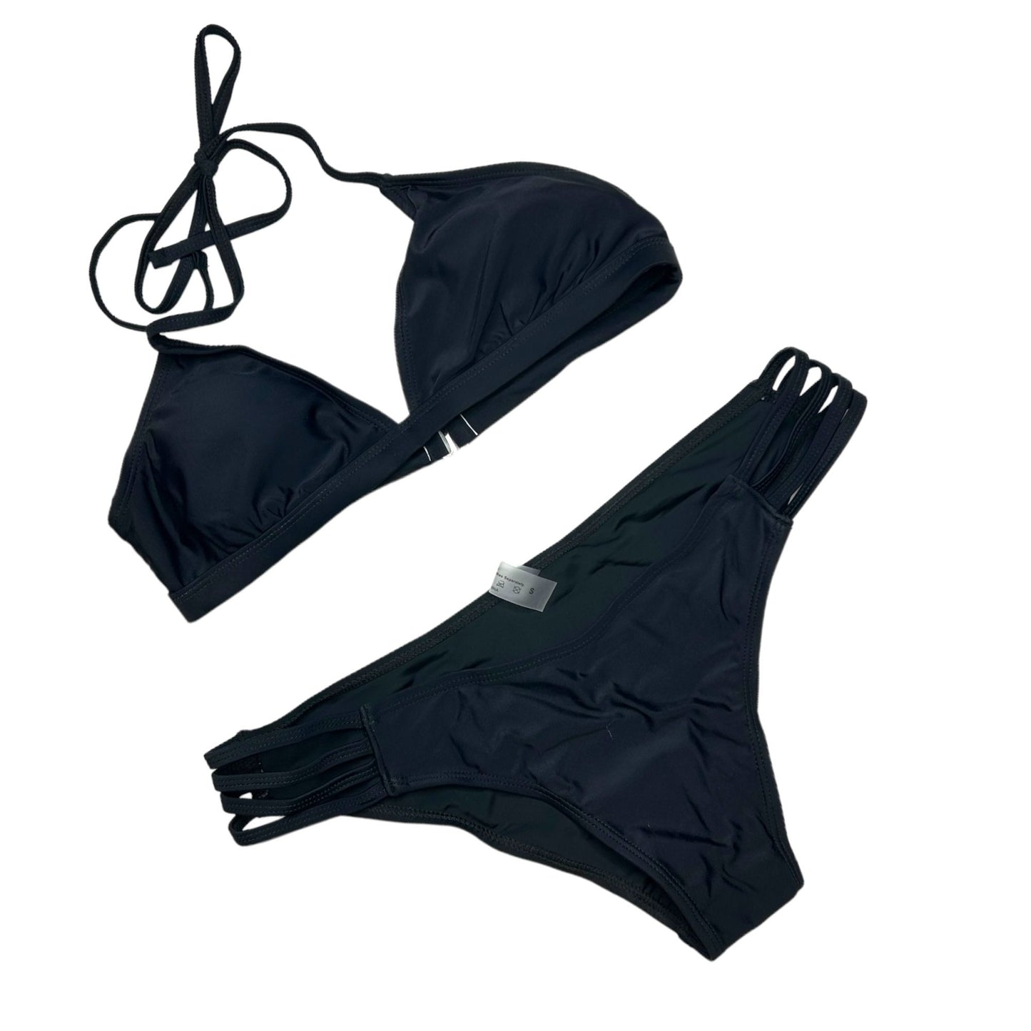 NWOT SHEIN S Black String Bikini Set