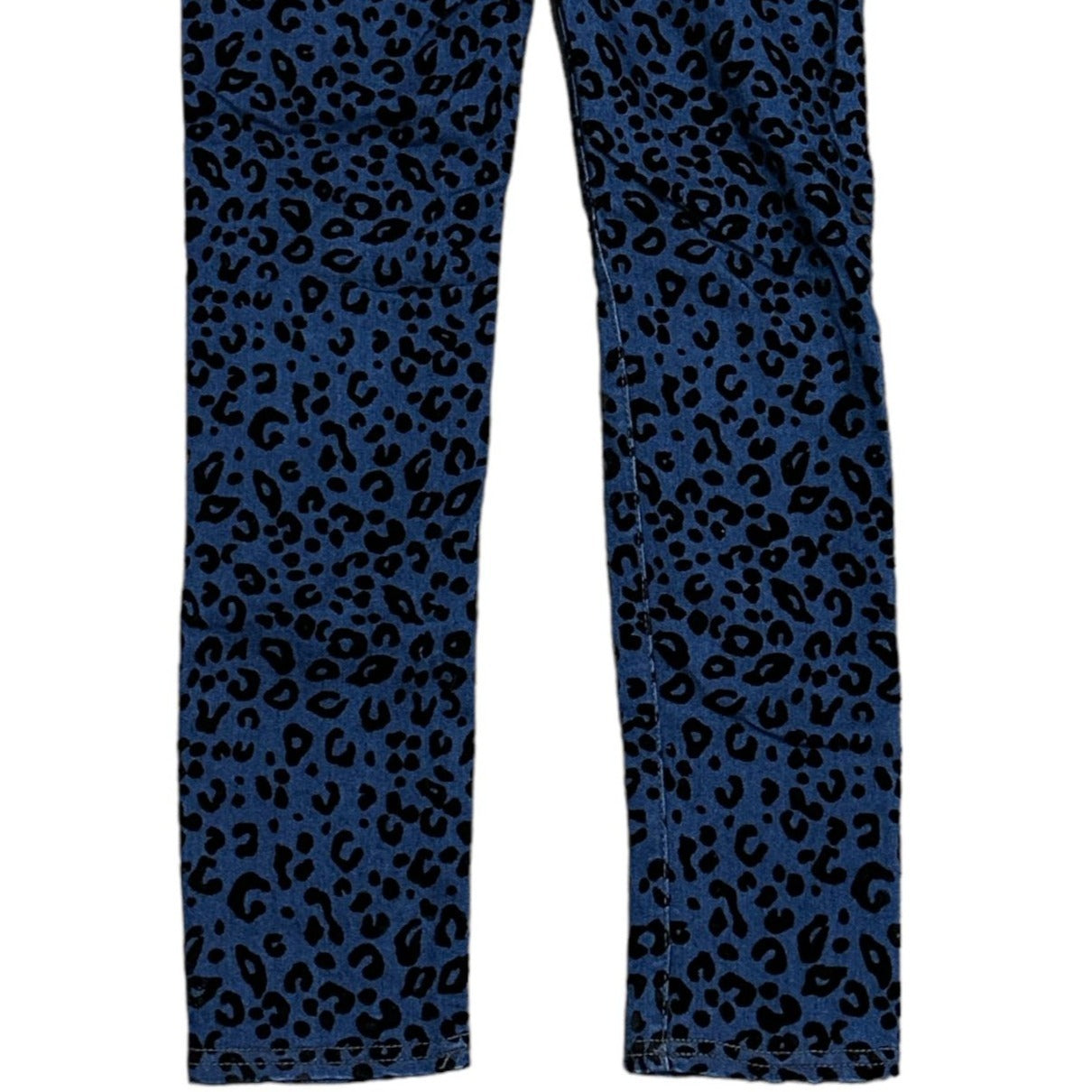 Levis Girls 12 Skinny Jeans Animal Print Adjustable Waist Stretch Denim Legging