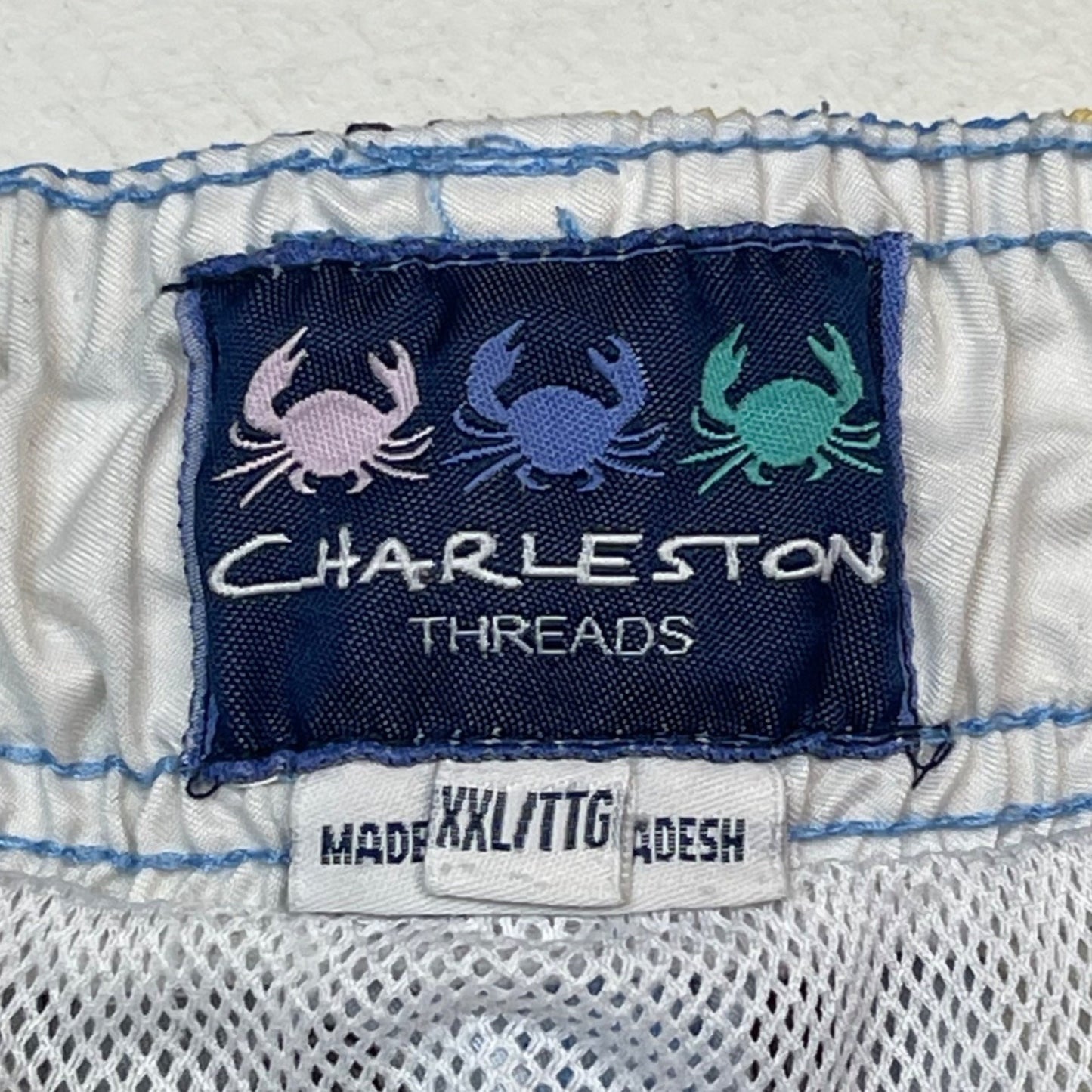 Charleston Threads XXL Lemonheads Swim Trunks Lined Lemon Elastic Draw String