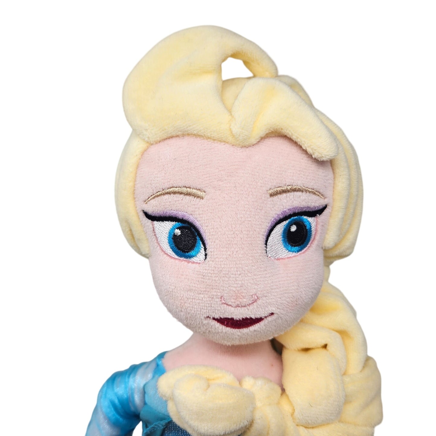 Disney Store Frozens Princess Elsa and Anna 20" Plush Doll Stuffed Toy Lot of 2