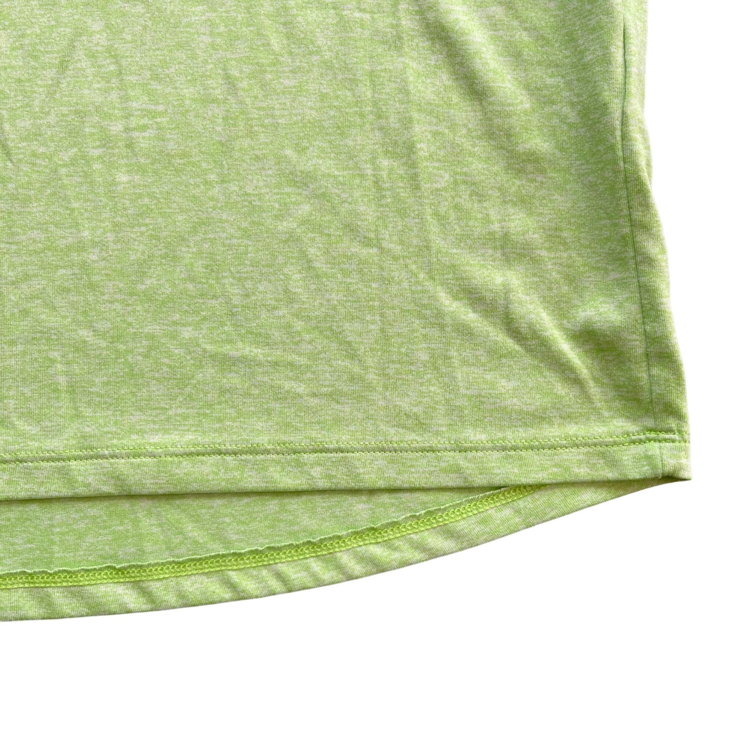 Under Armour M Lime Green Tech Tee Short Sleeve Tshirt Pocket Logo Crew Neck