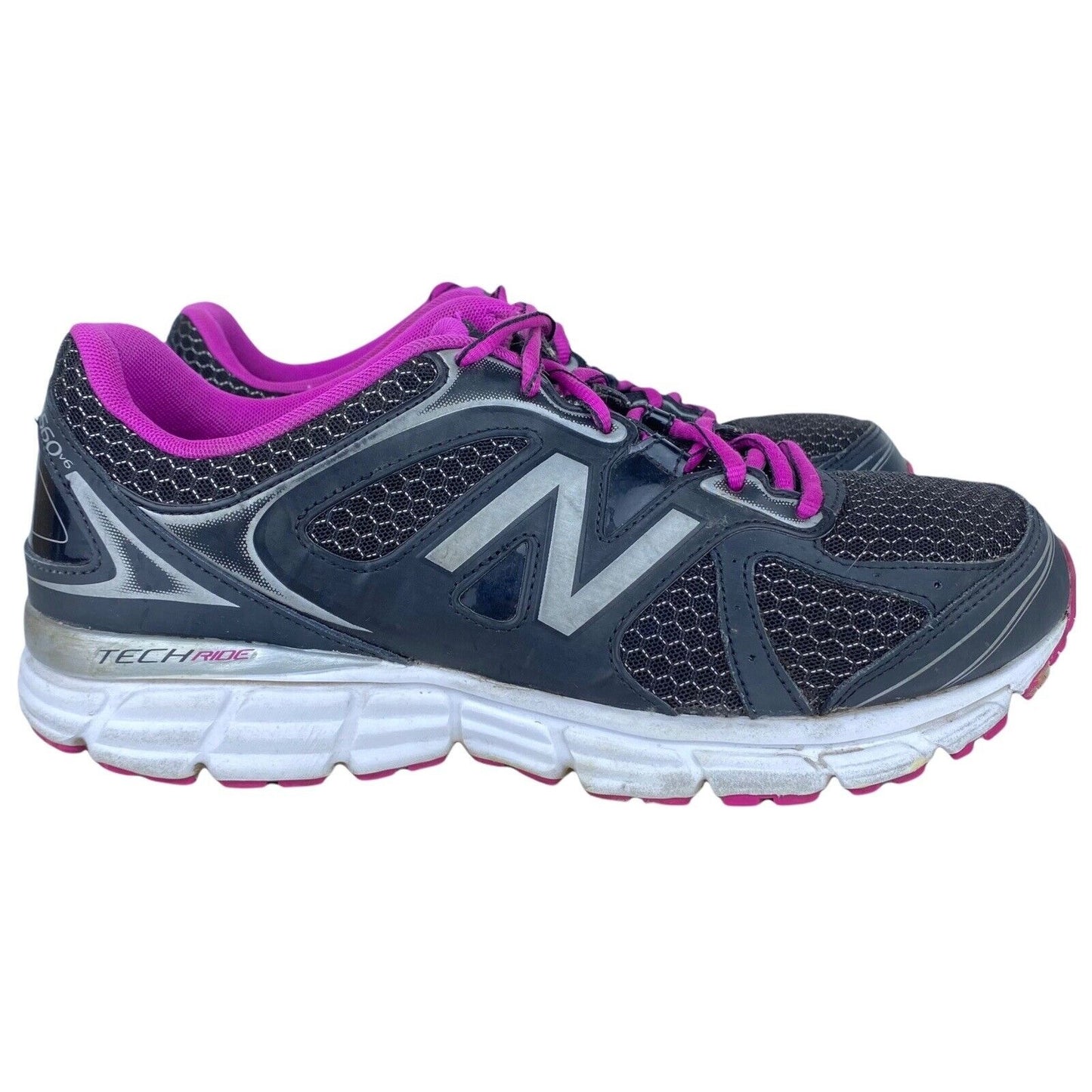 New Balance Womens Black Purple Running Shoes Size 11 W560RB6