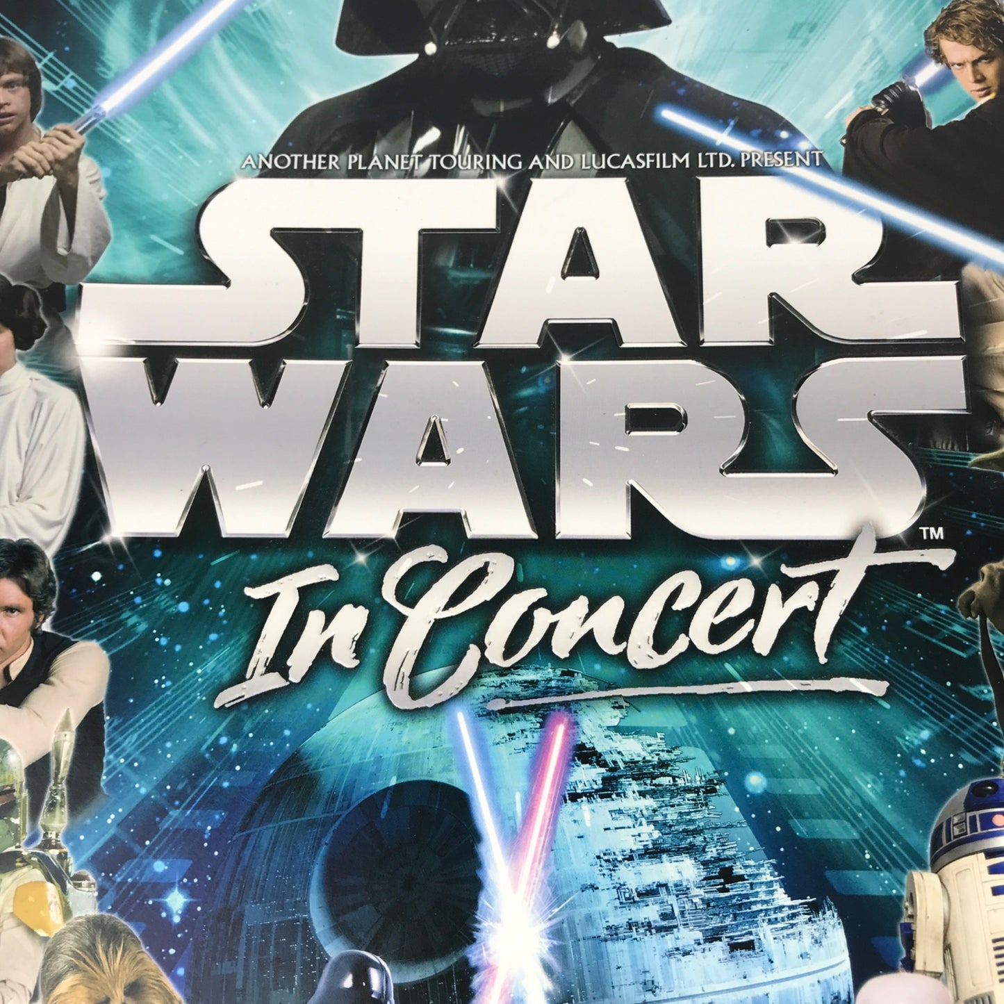 Star Wars In Concert Tour Program Book Oversized Softcover 12x16" John Williams