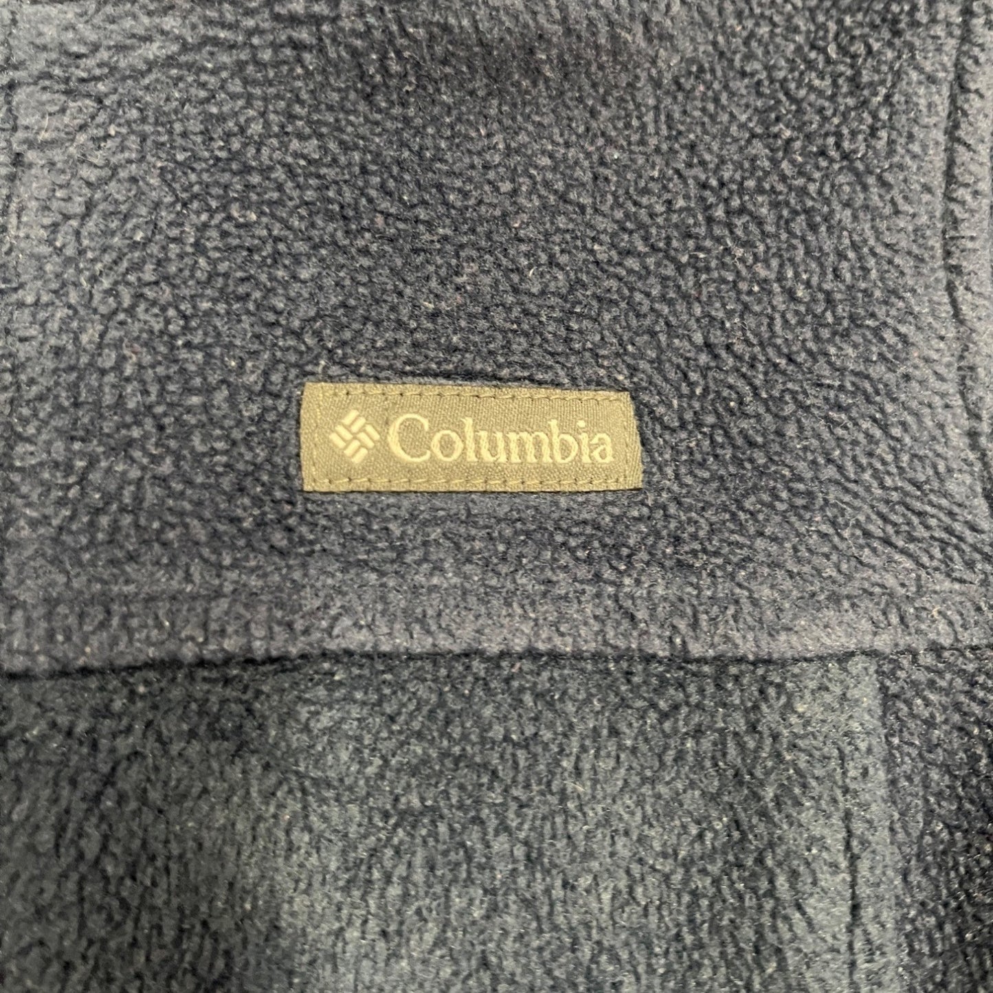 Columbia 3T Steens Mountain II Navy Blue Jacket Fleece Full Zip Name Tag Pockets