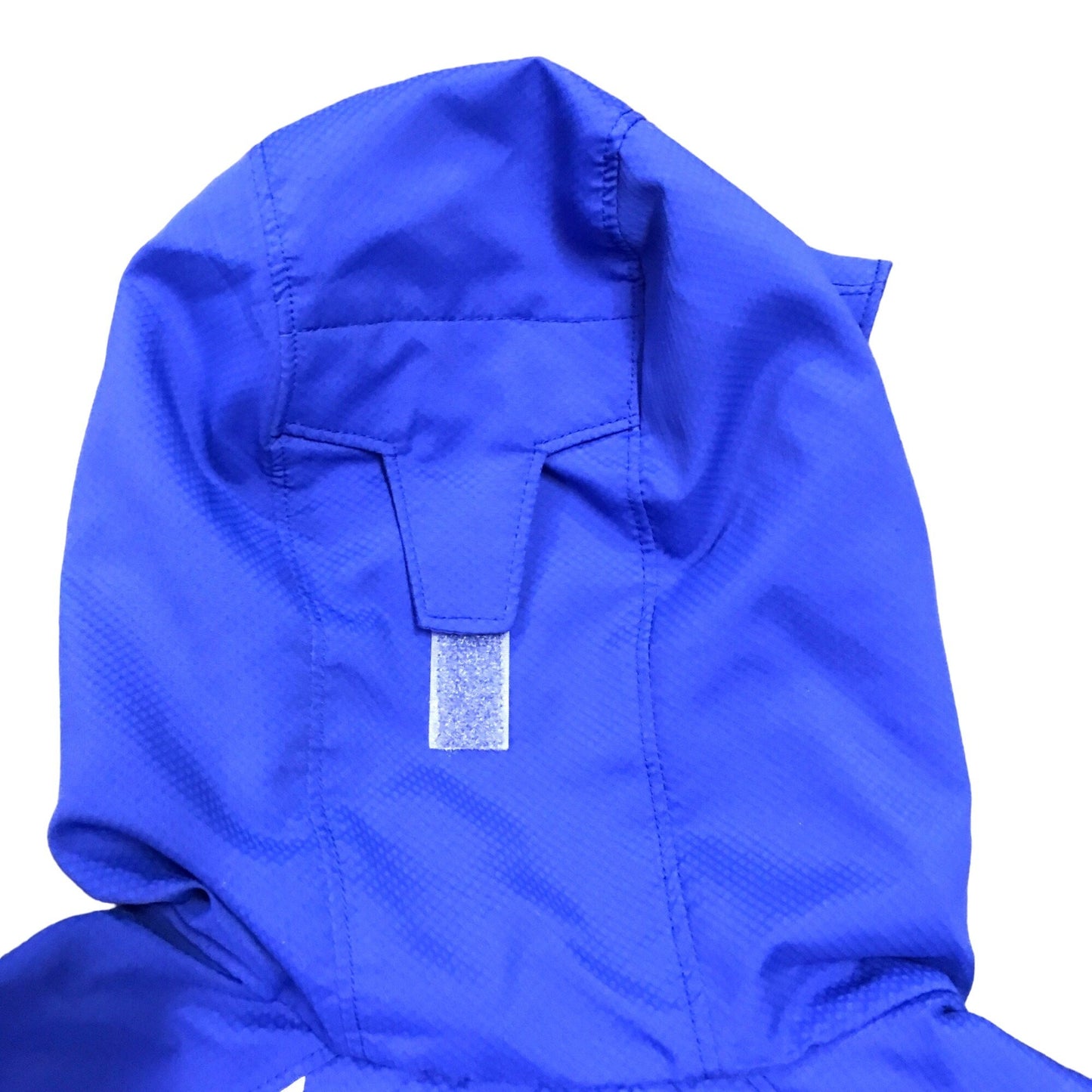 Columbia Youth L Blue Full Zip Rain Jacket Hooded Inside and Outside Pockets