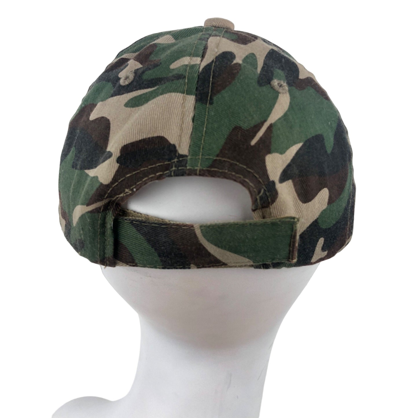 Harley Davidson Embroidered Logo One Size Adjustable Strap Hat Cap Camouflage