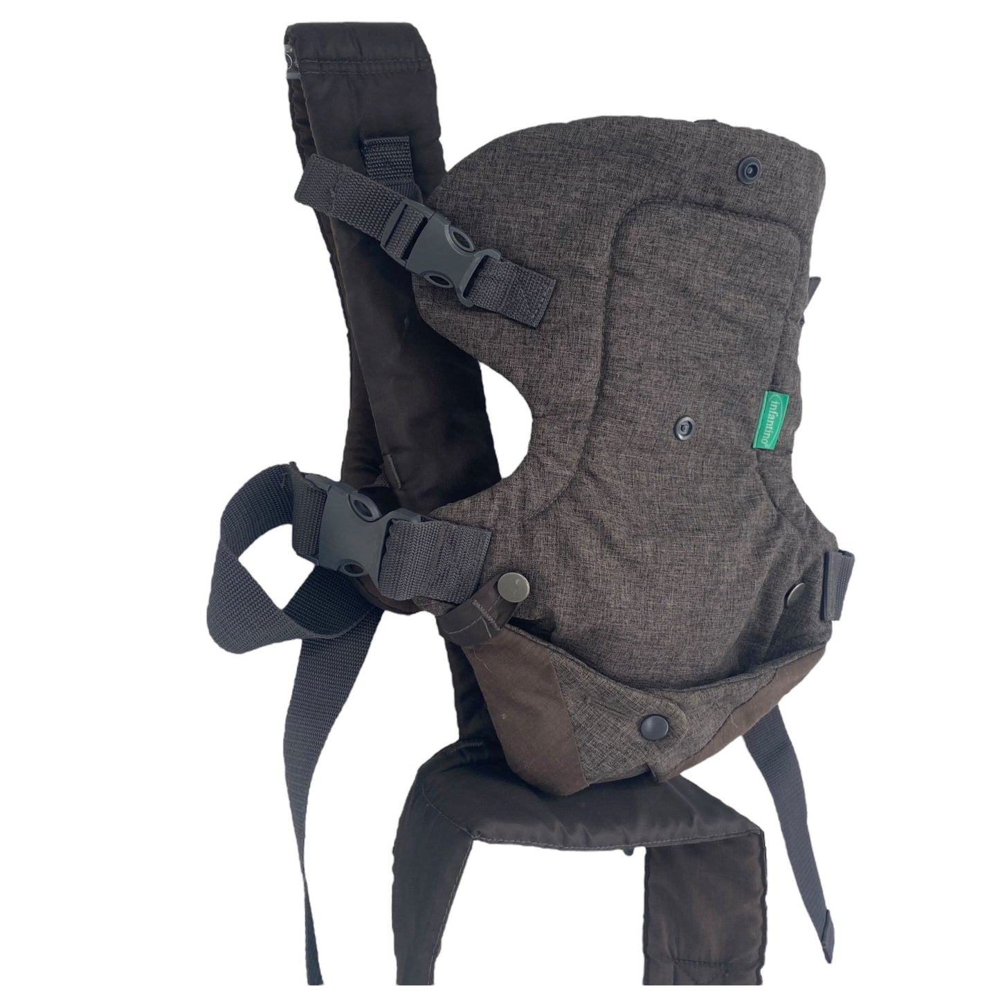 Infantino Flip Advanced 4-in-1 Baby Carrier Ergonomic Convertible Face-in Gray