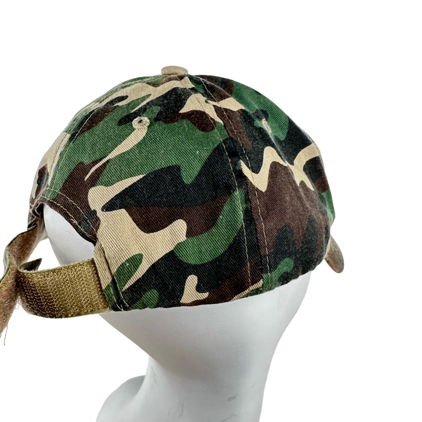 Harley Davidson Embroidered Logo One Size Adjustable Strap Hat Cap Camouflage