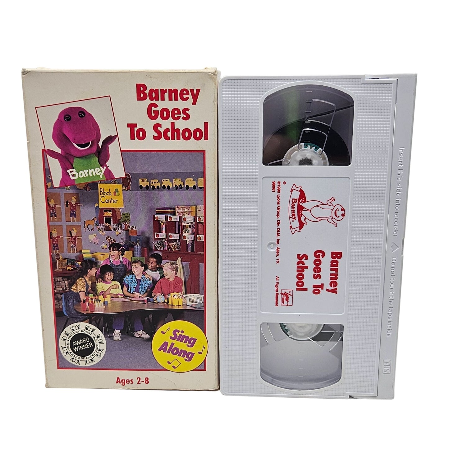 Barney Home Videos VHS Tapes Set of 9 Sing Along Musical Manners Kids TV Show