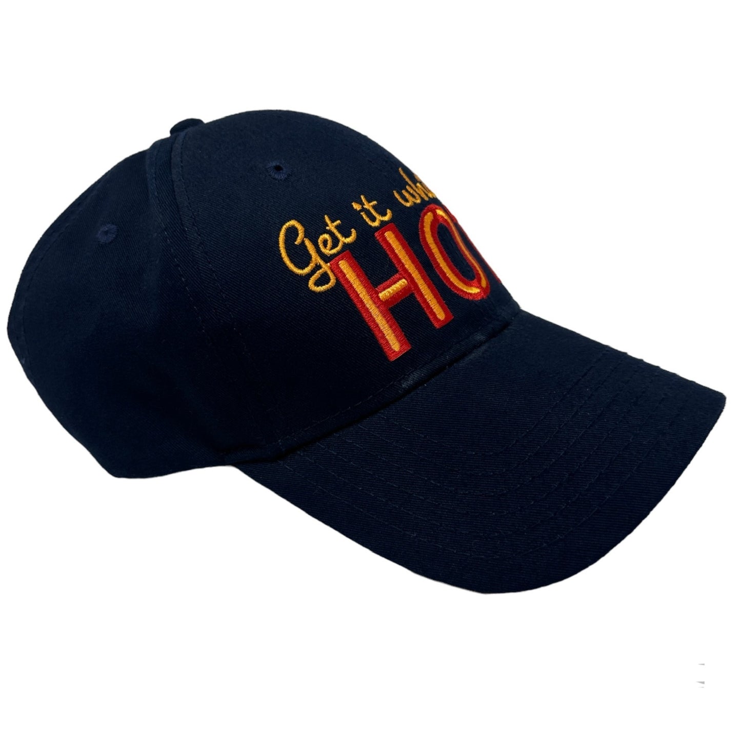 Otto OSFM "Get It While Its Hot" Baseball Hat Cap Pepsi Fire Adjustable Blue