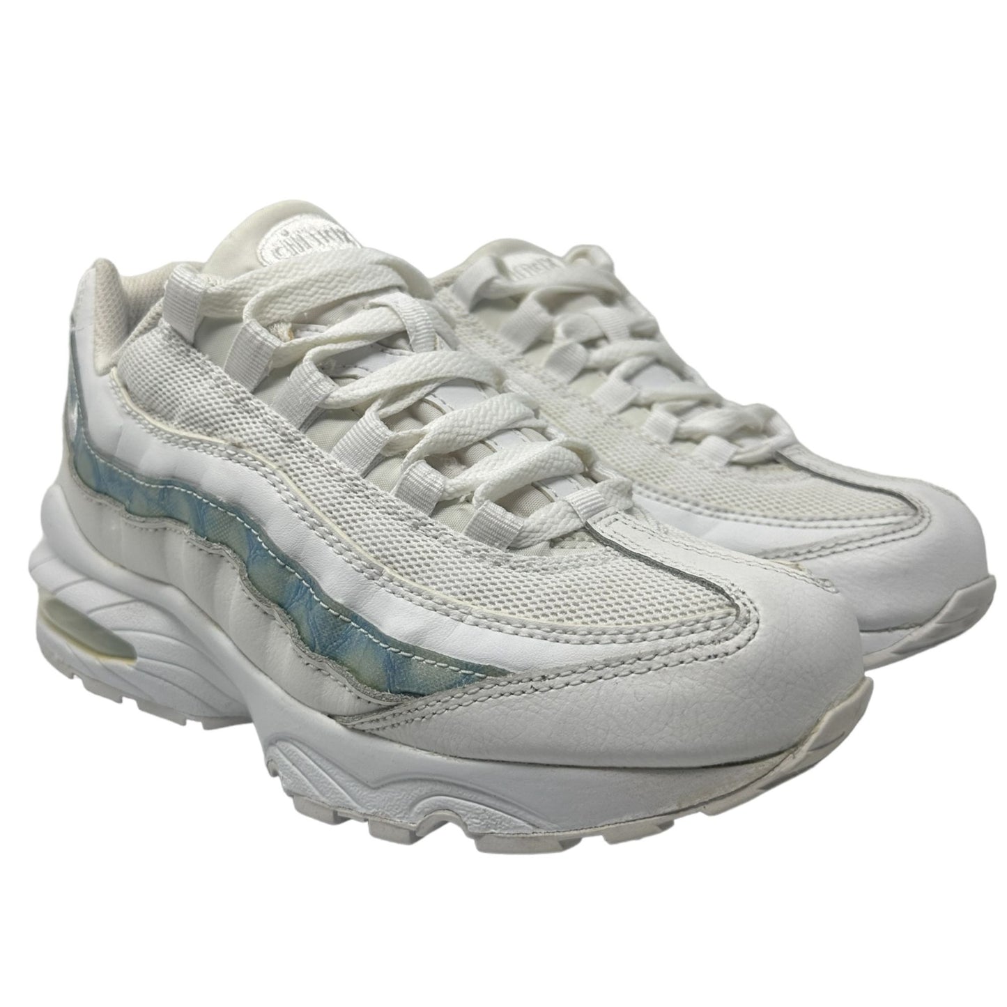 Nike Youth 5.5Y Air Max 95 White Cobalt Pulse Athletic Sneakers Shoes 905348-102