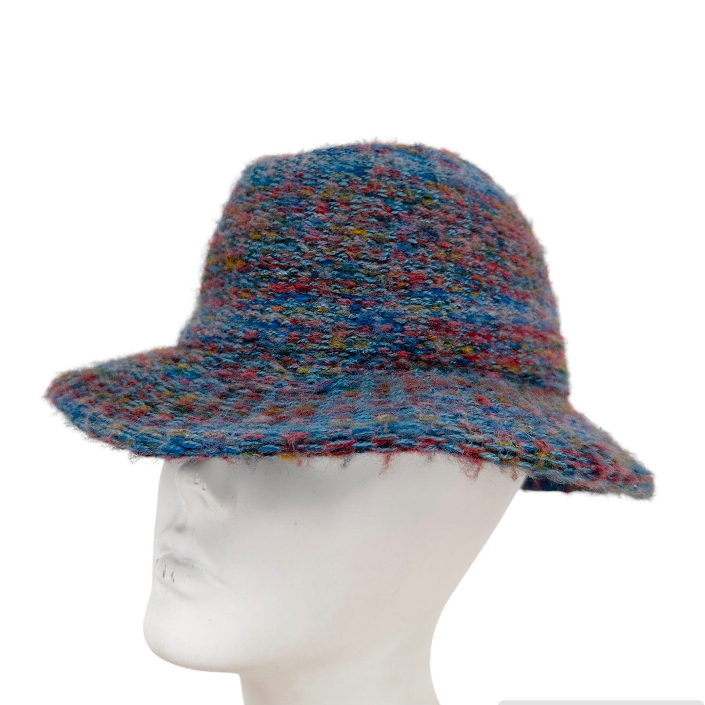 Jeffery Lawrence for Lawrence Bentley Italian Womens Knit Fedora Hat Wool Blend