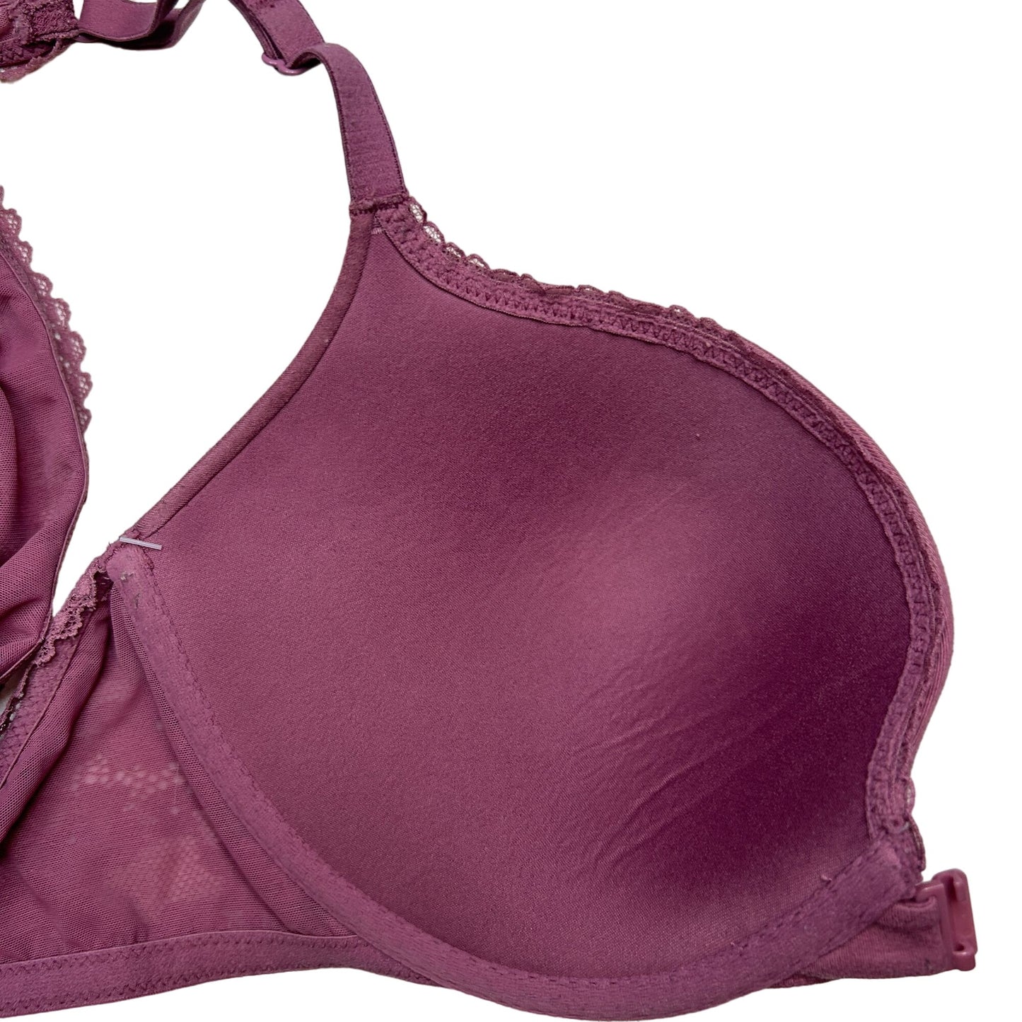 Victoria's Secret 36D Body by Victoria Push Up Bra Purple Lace Front Closure