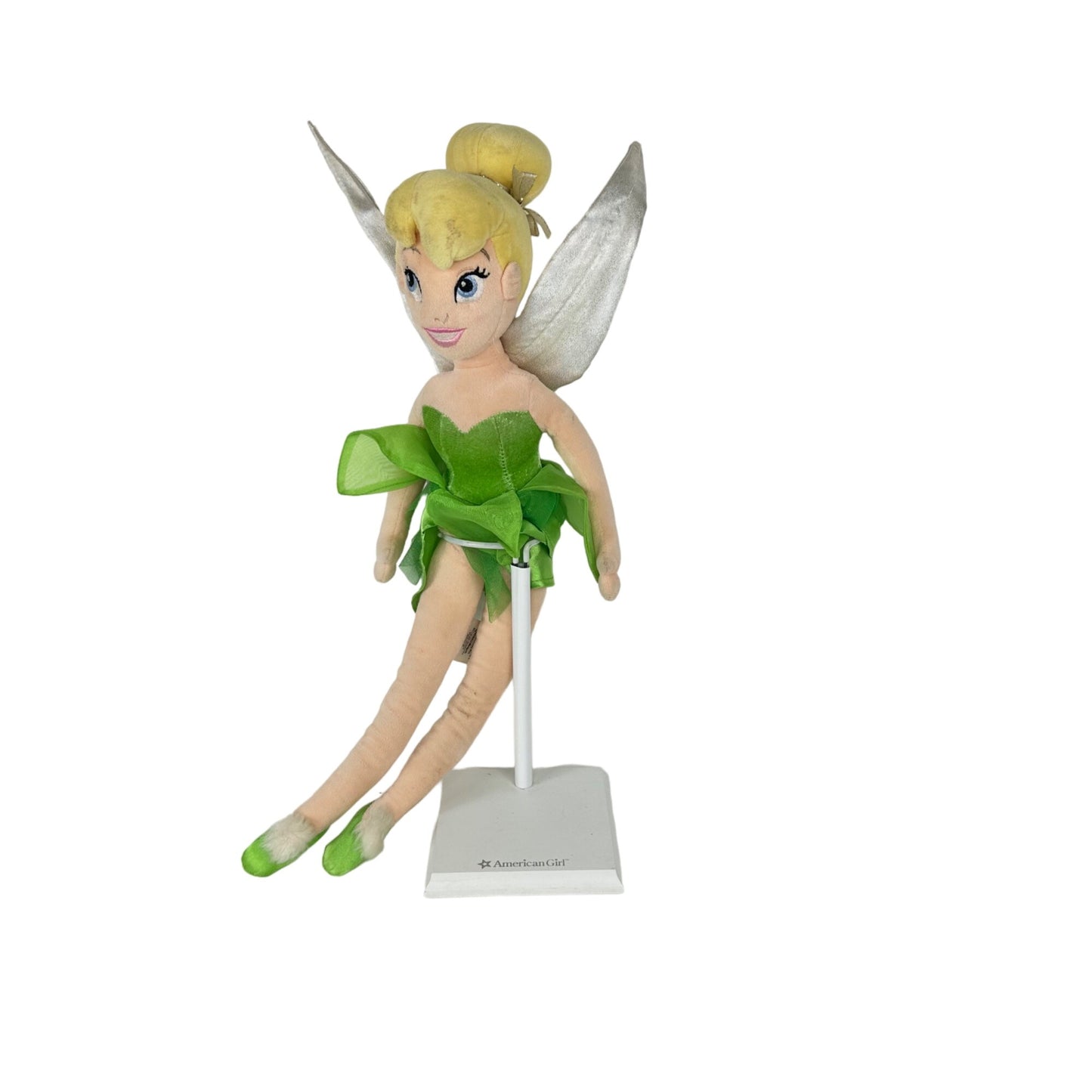 Disney Store 22" Stuffed Plush Tinkerbell Doll Girls Toy Peter Pan Fairy