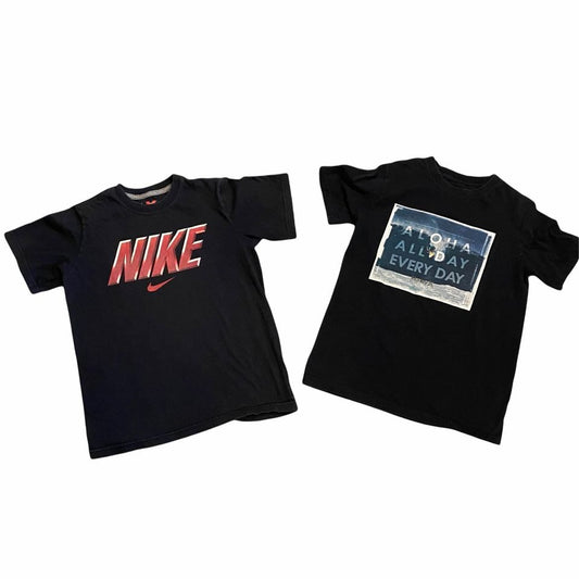 Nike Hurley Tshirt lot size Youth Medium Black Short Sleeve - Lot of 2