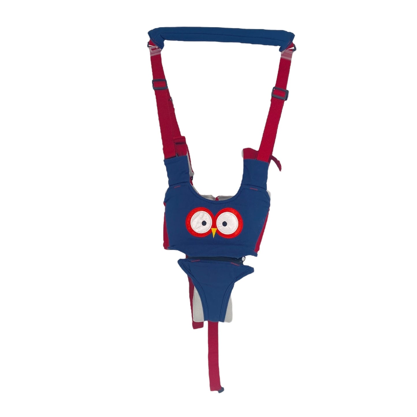 Baby Walking Belt Learning Assist Harness Removable Crouch Strap Owl Red Blue