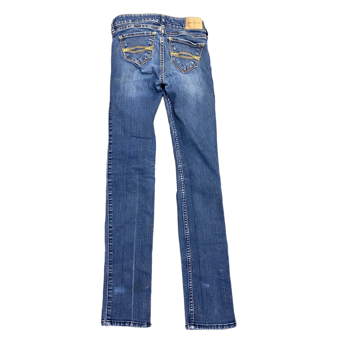 Abercrombie Fitch Kids 12 Slim Blue Jeans Straight Leg Denim Medium Wash