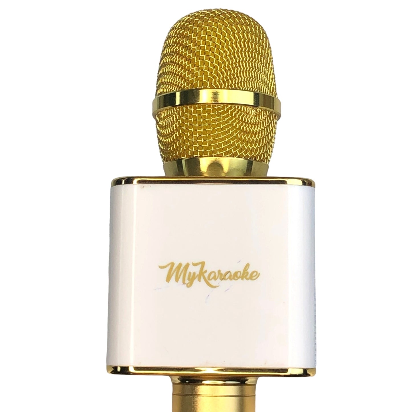 MY KARAOKE PRO Gold Wireless Bluetooth Karaoke Microphone Sing Like Pro at Home