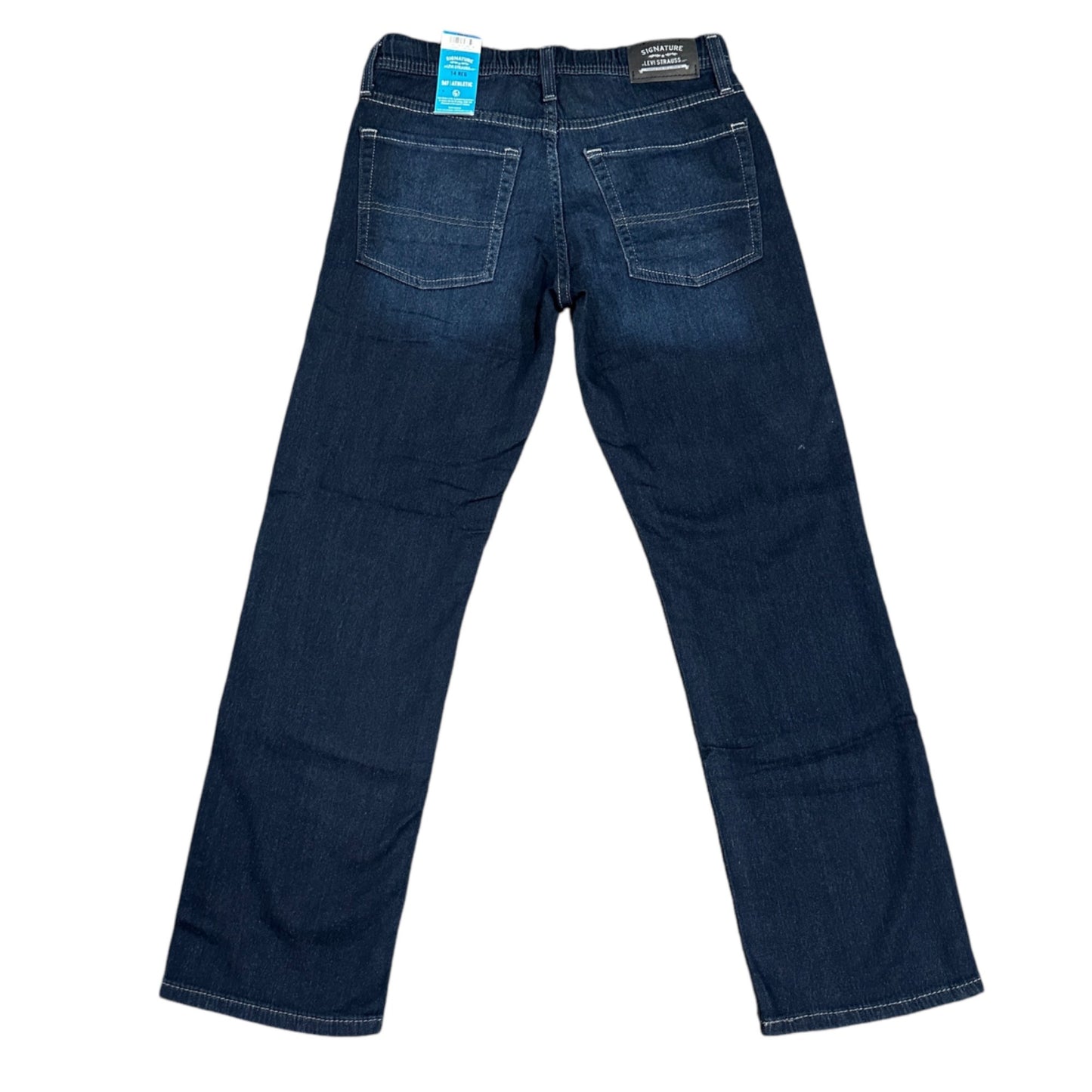 Levi Strauss Boys 14 Reg S67 Athletic Relaxed Fit Slim Leg Stretch Denim Jeans